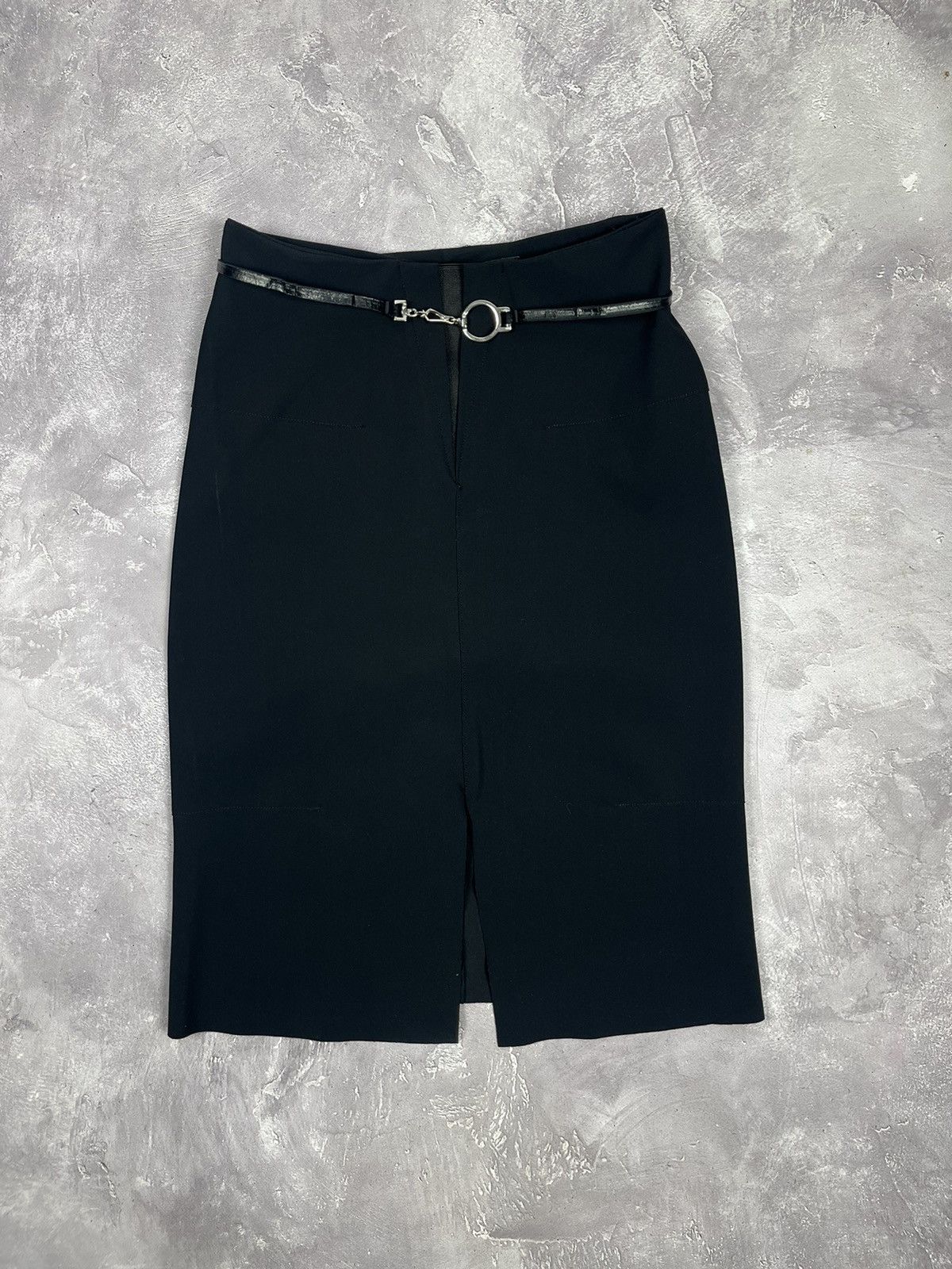 Marithe + Francois Girbaud Vtg Marithe Francois Girbaud Black skirt Size 28" / US 6 / IT 42 - 1 Thumbnail
