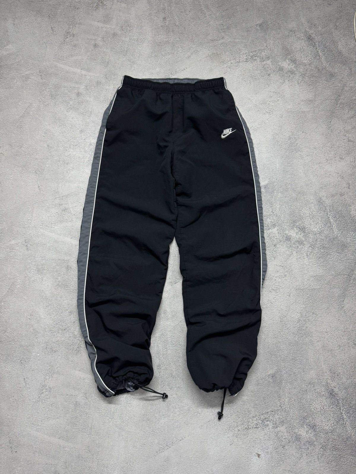 Nike Vintage Y2K Nike Nylon Mini Swoosh Drill Pants 00’s Size US 30 / EU 46 - 1 Thumbnail