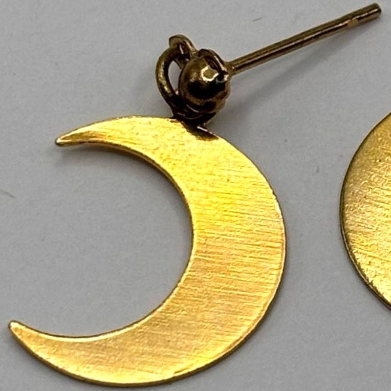 Other Gold Moon Earrings Size ONE SIZE - 2 Thumbnail