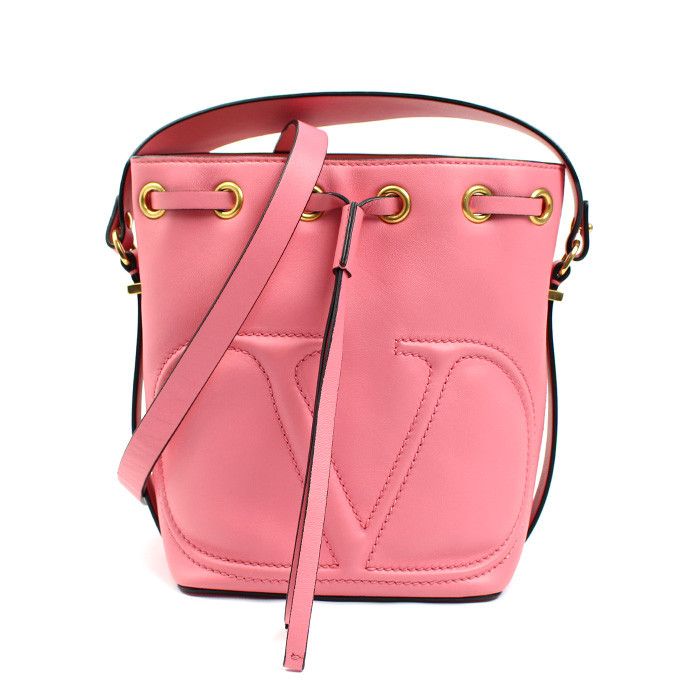 Valentino Valentino Valentino Garavani VLogo Calfskin 2way Shoulder Bag Leather Shoulder Bag XW9B0G54NJC DUTY FREE for USA Size ONE SIZE - 1 Thumbnail