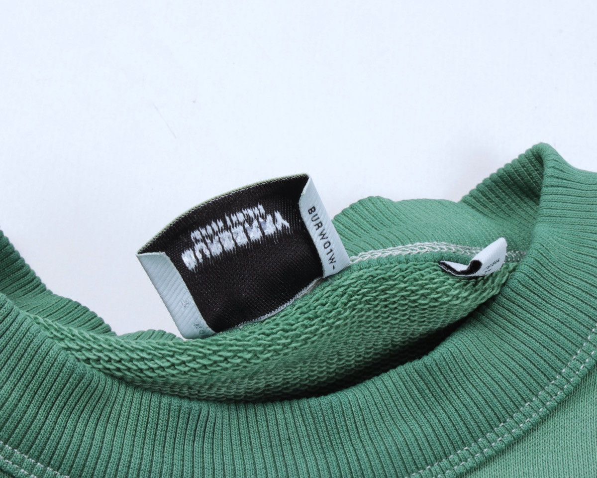 Burberry × Designer BURBERRY London England Big Logo Green Cotton Sweatshirt Size US XS / EU 42 / 0 - 18 Thumbnail