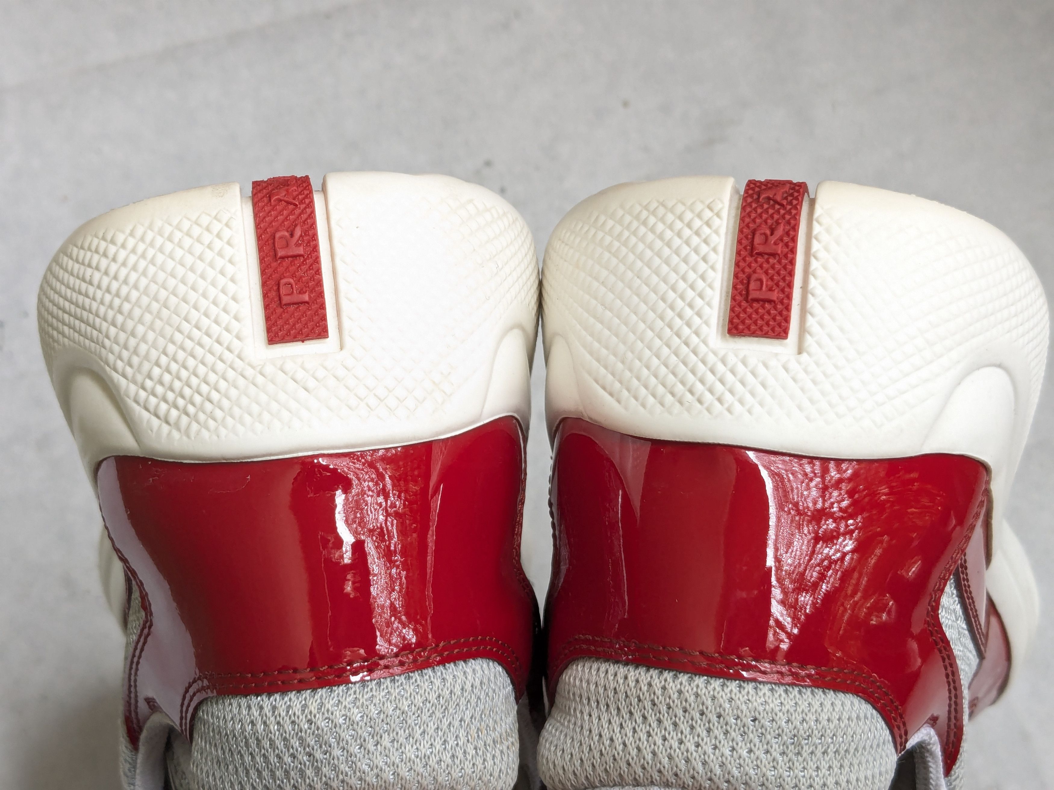 Prada Prada America's Cup Sneakers Red Patent Leather 10 Low Tops Size US 10 / EU 43 - 13 Thumbnail
