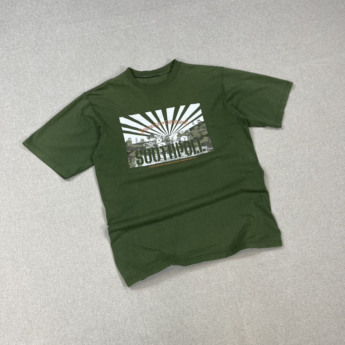 Southpole × Vintage SOUTHPOLE ARMY GREEN TEE Y2K VINTAGE HIP HOP RAP SKATE Size US L / EU 52-54 / 3 - 2 Thumbnail