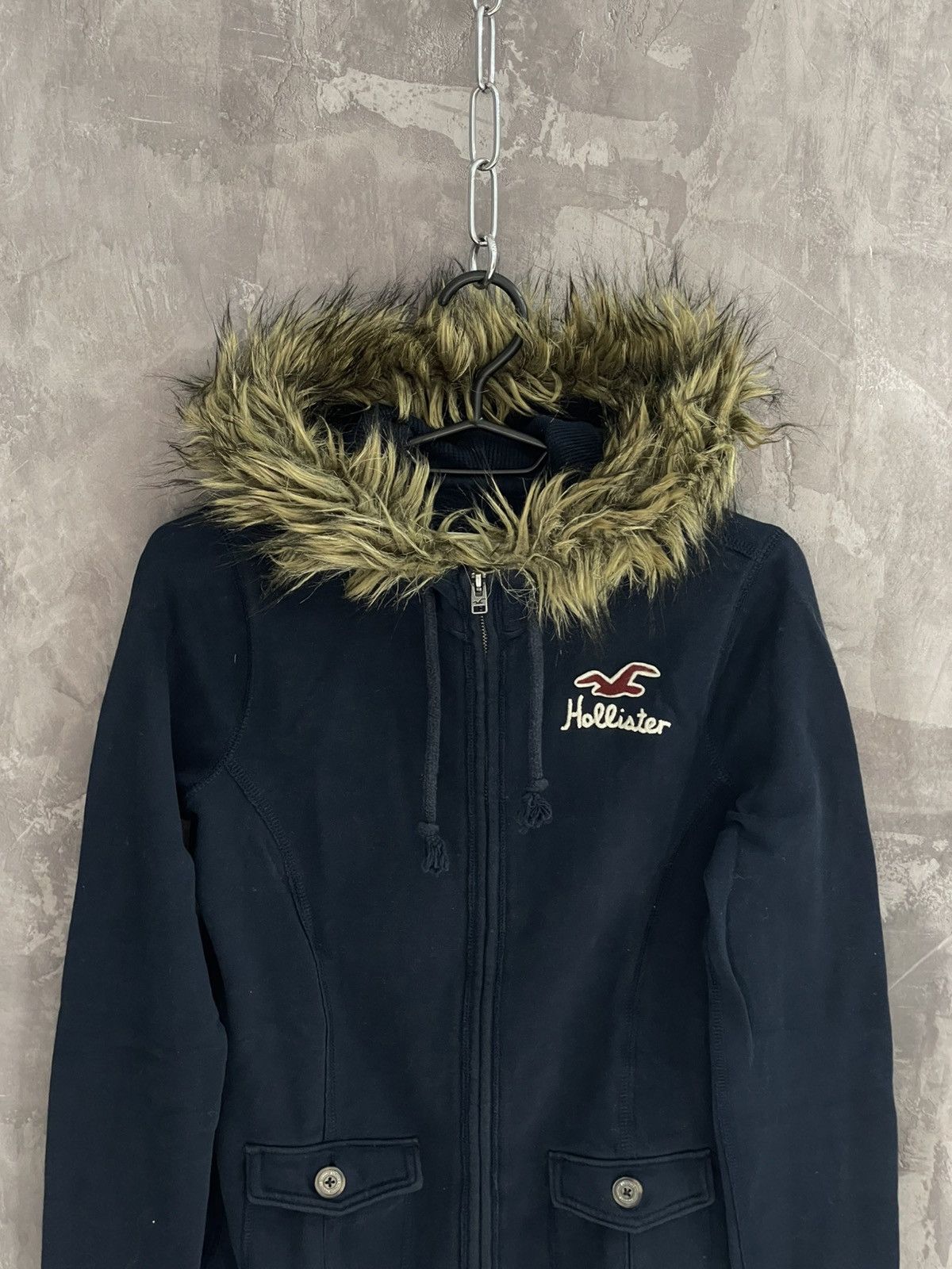 Hysteric Glamour × Le Grande Bleu (L.G.B.) Y2K Glam IfSixWasNine LGB Style Fur Hollister Hoodie Size S / US 4 / IT 40 - 2 Thumbnail
