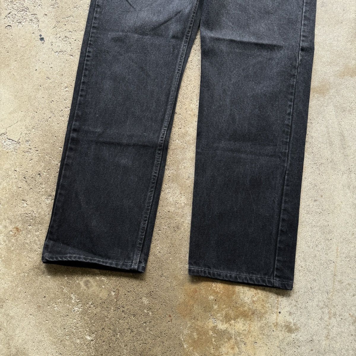 Vintage Levi's 505 Black Denim Jeans ERD Grunge Chrome Skater Size US 38 / EU 54 - 11 Thumbnail