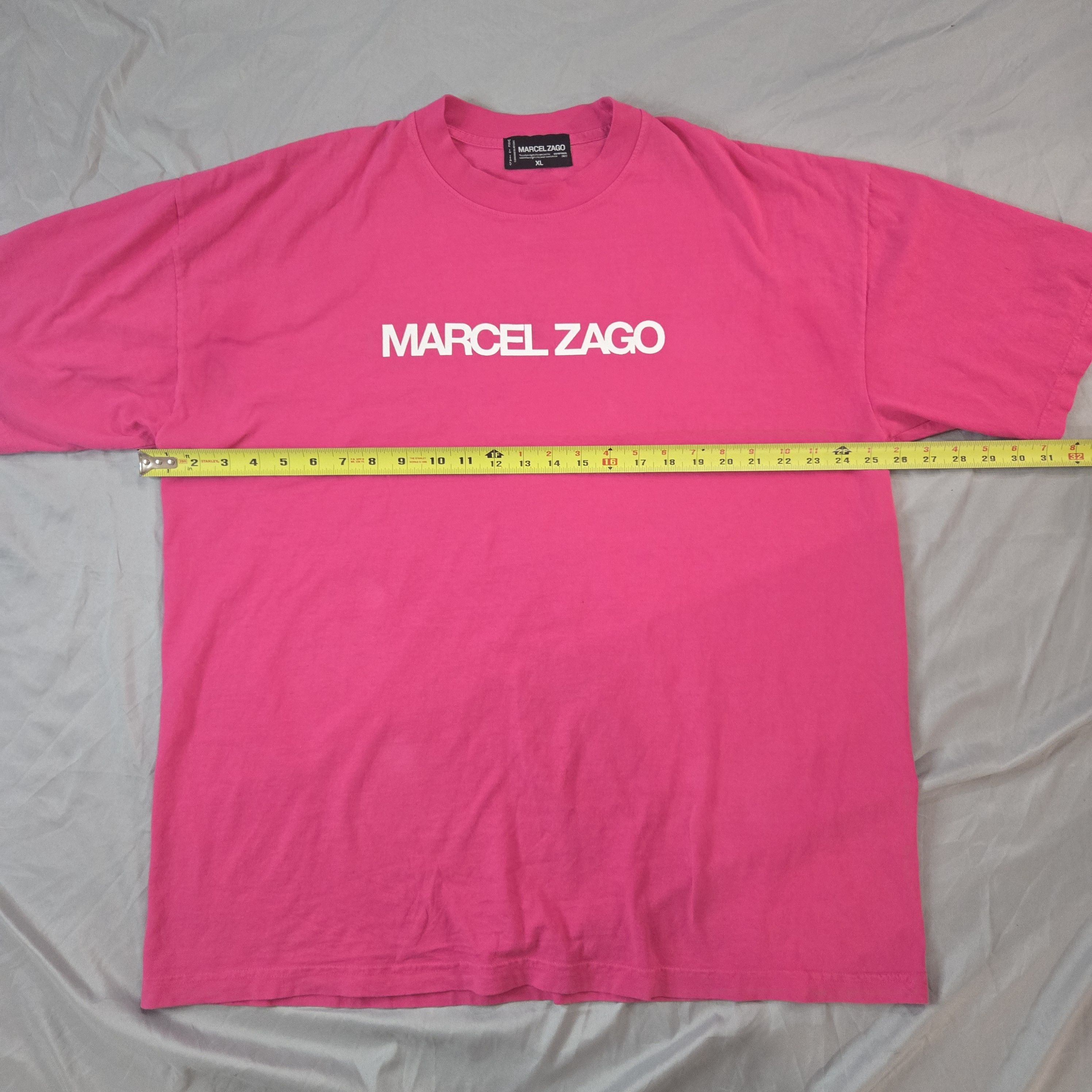 Asspizza × Marcel Zago Pink Marcel Zago Logo T-Shirt Size US XL / EU 56 / 4 - 4 Thumbnail