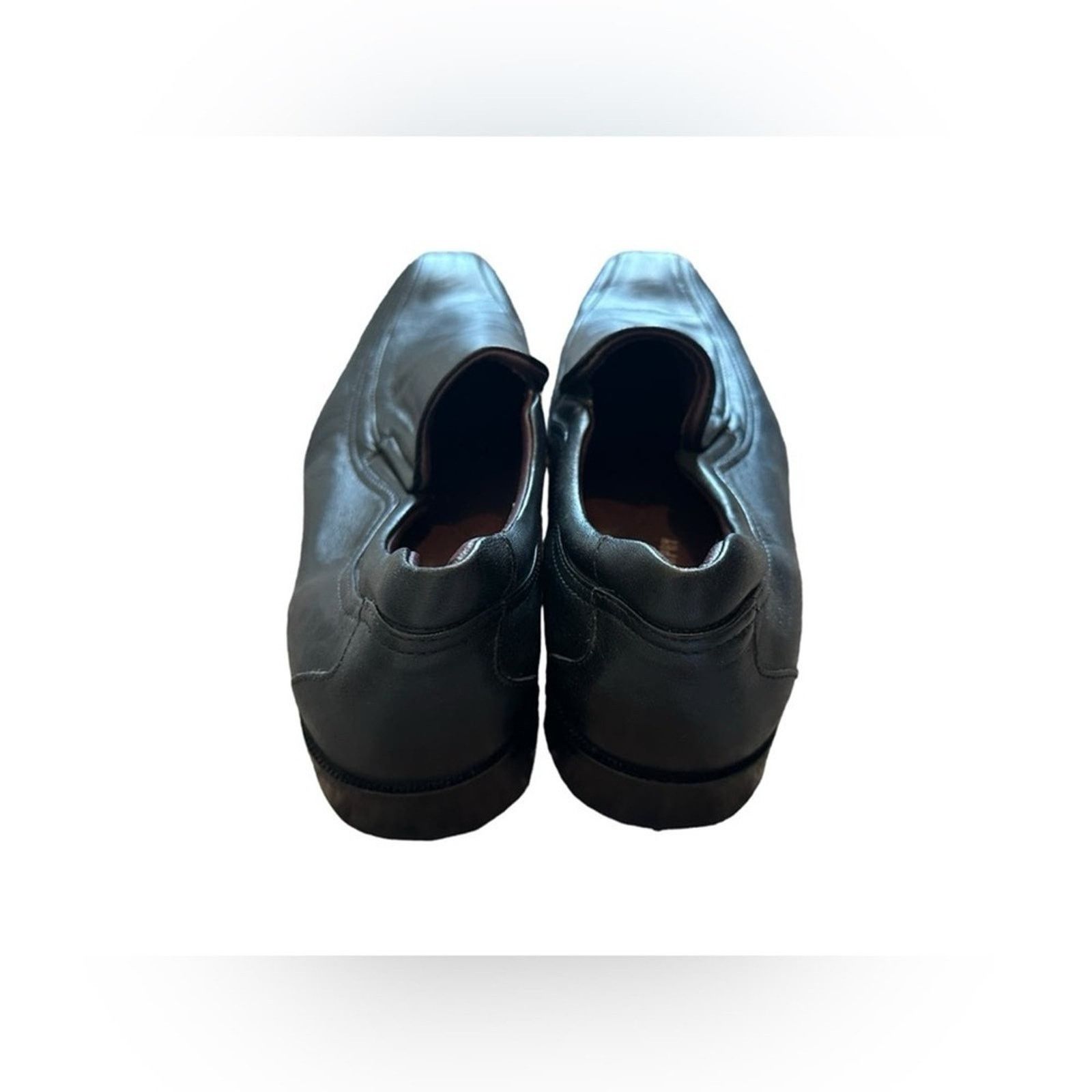 Johnston & Murphy Johnston & Murphy Men's Black Leather Dress Shoes Size 11.5 Size US 11.5 / EU 44-45 - 4 Thumbnail