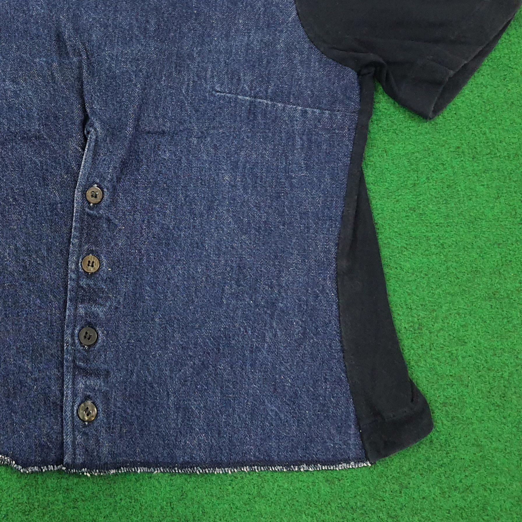 Tricot Comme des Garcons Vintage Tricot Comme Des Garcons Denim Tshirt C267N41 Size S / US 4 / IT 40 - 3 Thumbnail