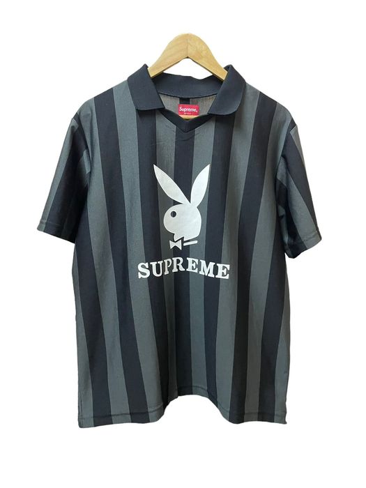 Supreme Supreme Playboy Soccer Jersey Black SS18 | Grailed