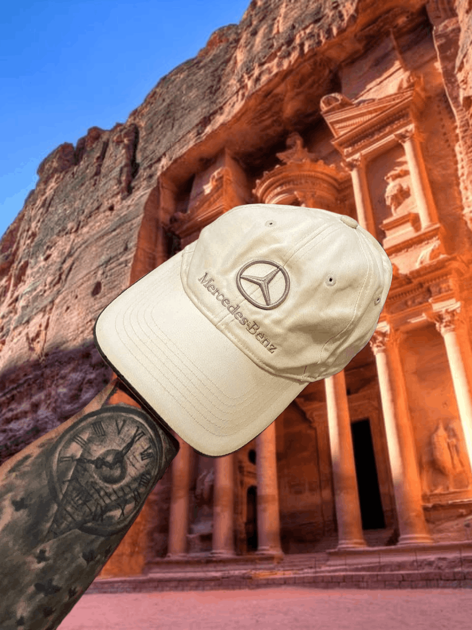 Mercedes-Benz Hats Vintage big logo white Cap Mercedes-Benz Y2K streetwear Size ONE SIZE - 1 Thumbnail