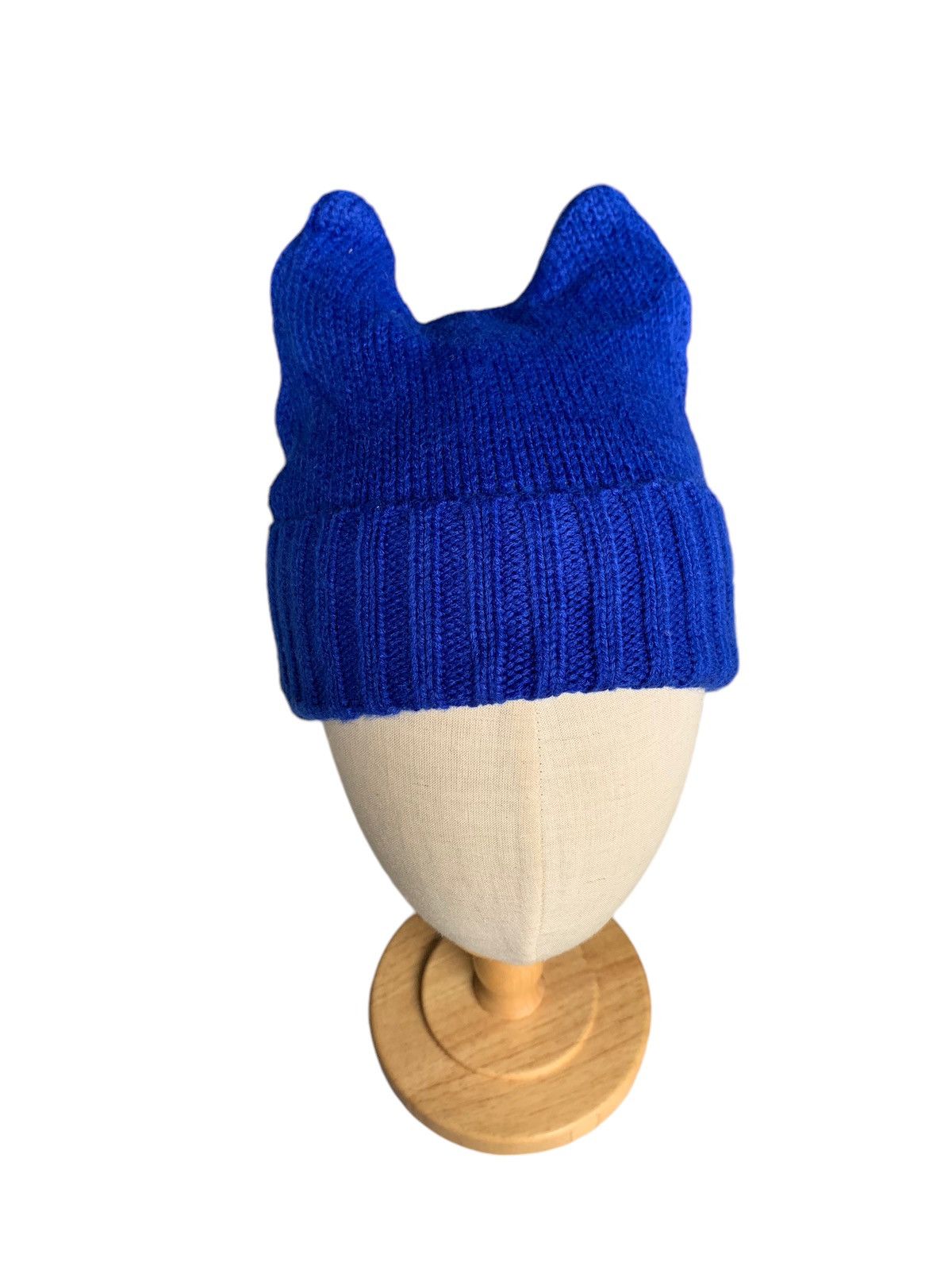 Japanese Brand × Kapital × Vintage Devil Horn Blue Japanese Rare Knit Beanie hats☠️☠️ Size ONE SIZE - 14 Thumbnail