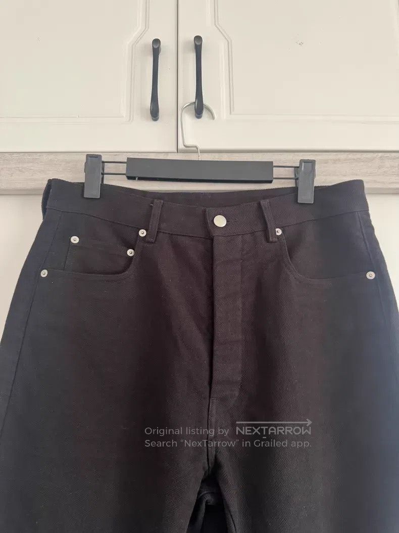 Rick Owens RICK OWENS Black Twill Denim Pants Size US 31 - 2 Thumbnail
