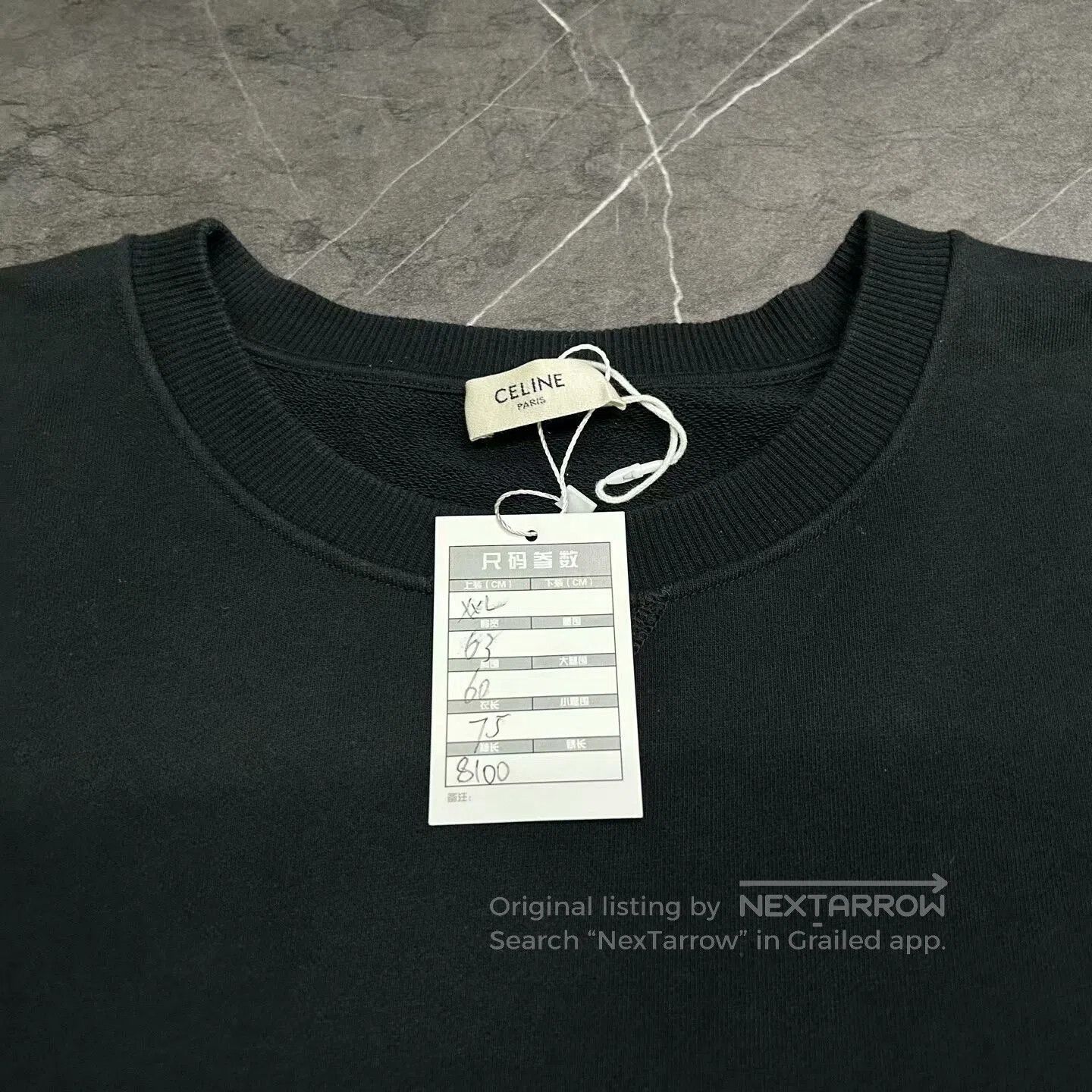 Celine Celine Logo Pullover Sweatshirt XXL Size. Size XXL / US 16-18 / IT 52-54 - 4 Thumbnail
