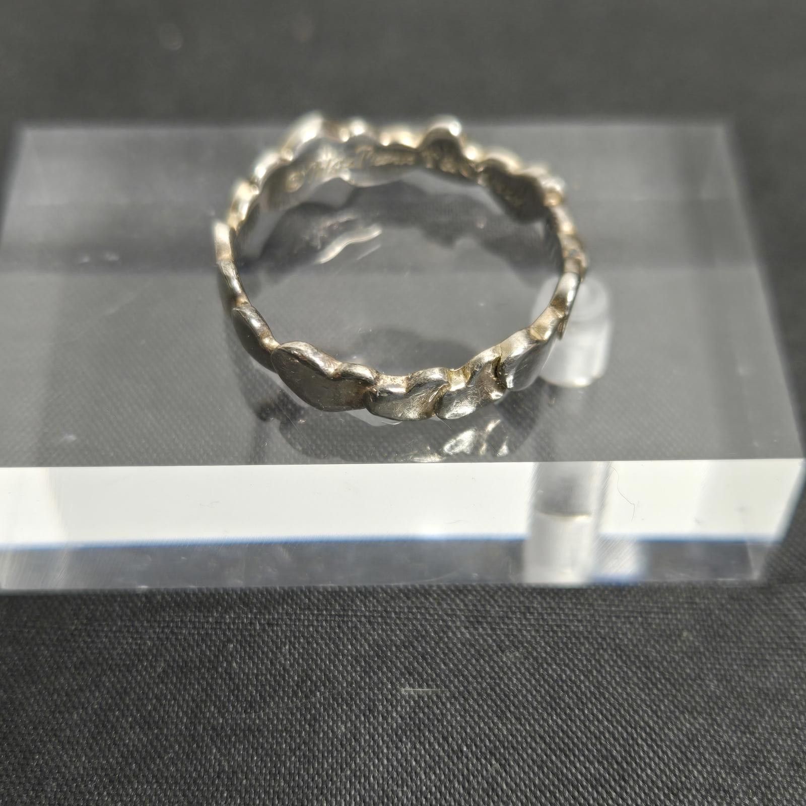 Tiffany & Co. Tiffany & Co Paloma Picasso Hearts Sterling Silver Ring 9.5 Size ONE SIZE - 6 Thumbnail