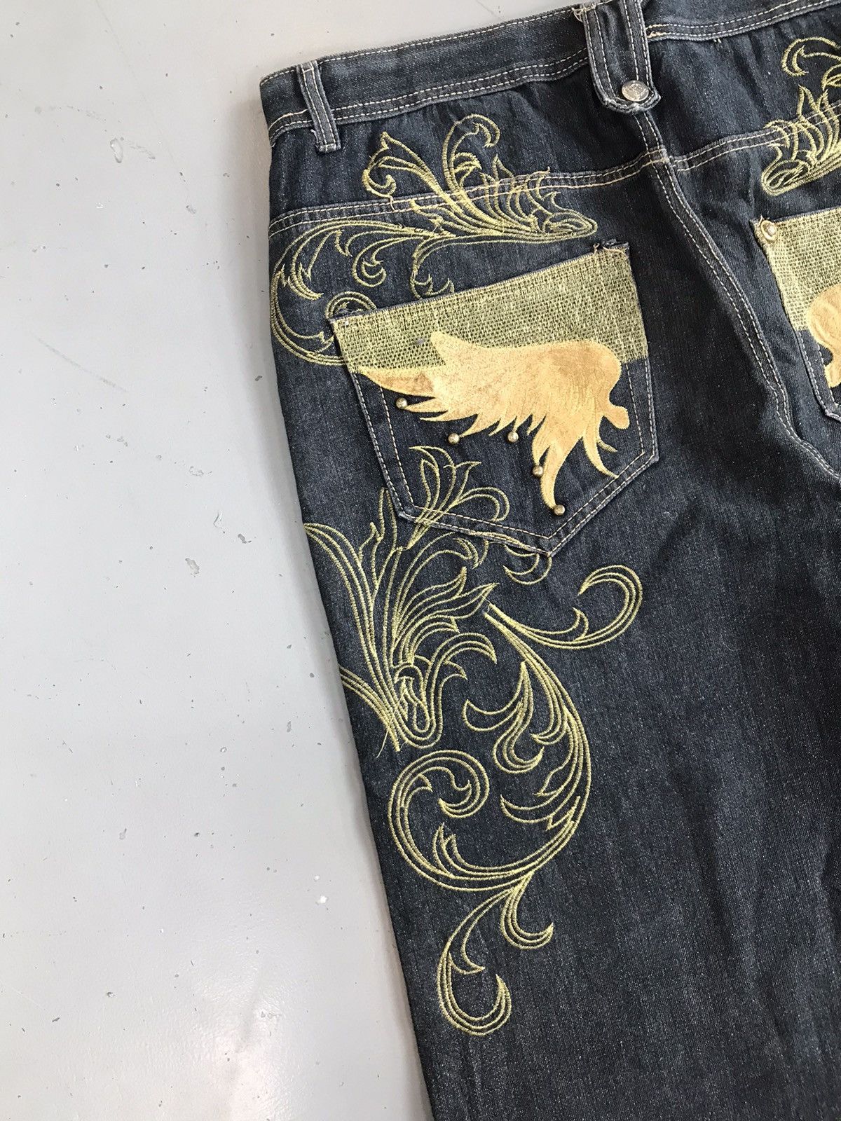 Vintage Vintage victorious wings embroidered denim Size US 40 / EU 56 - 12 Thumbnail
