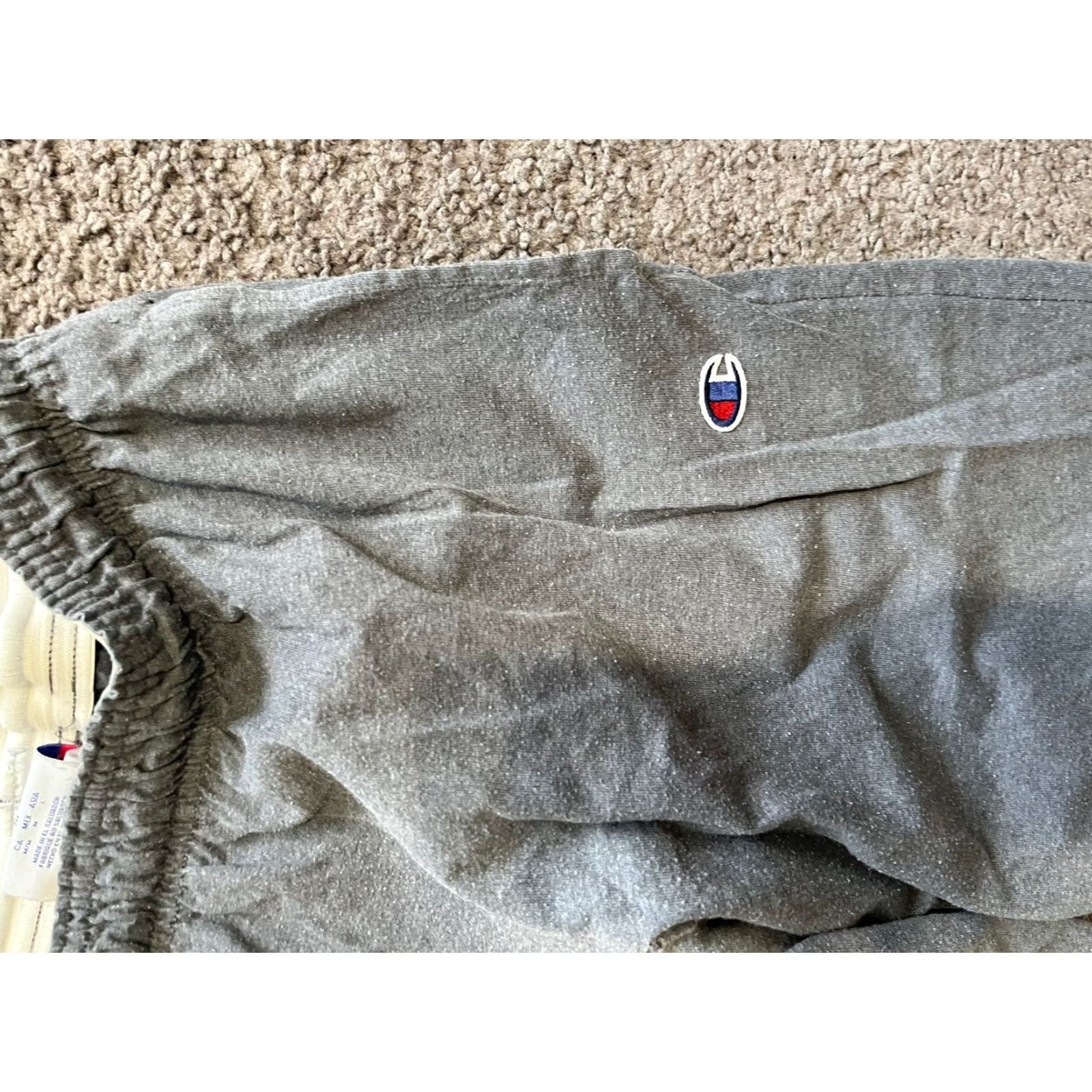 Champion Champion Sweatpants Mens M Gray Athleticwear Active Drawstring Pockets Size US 36 / EU 52 - 3 Thumbnail