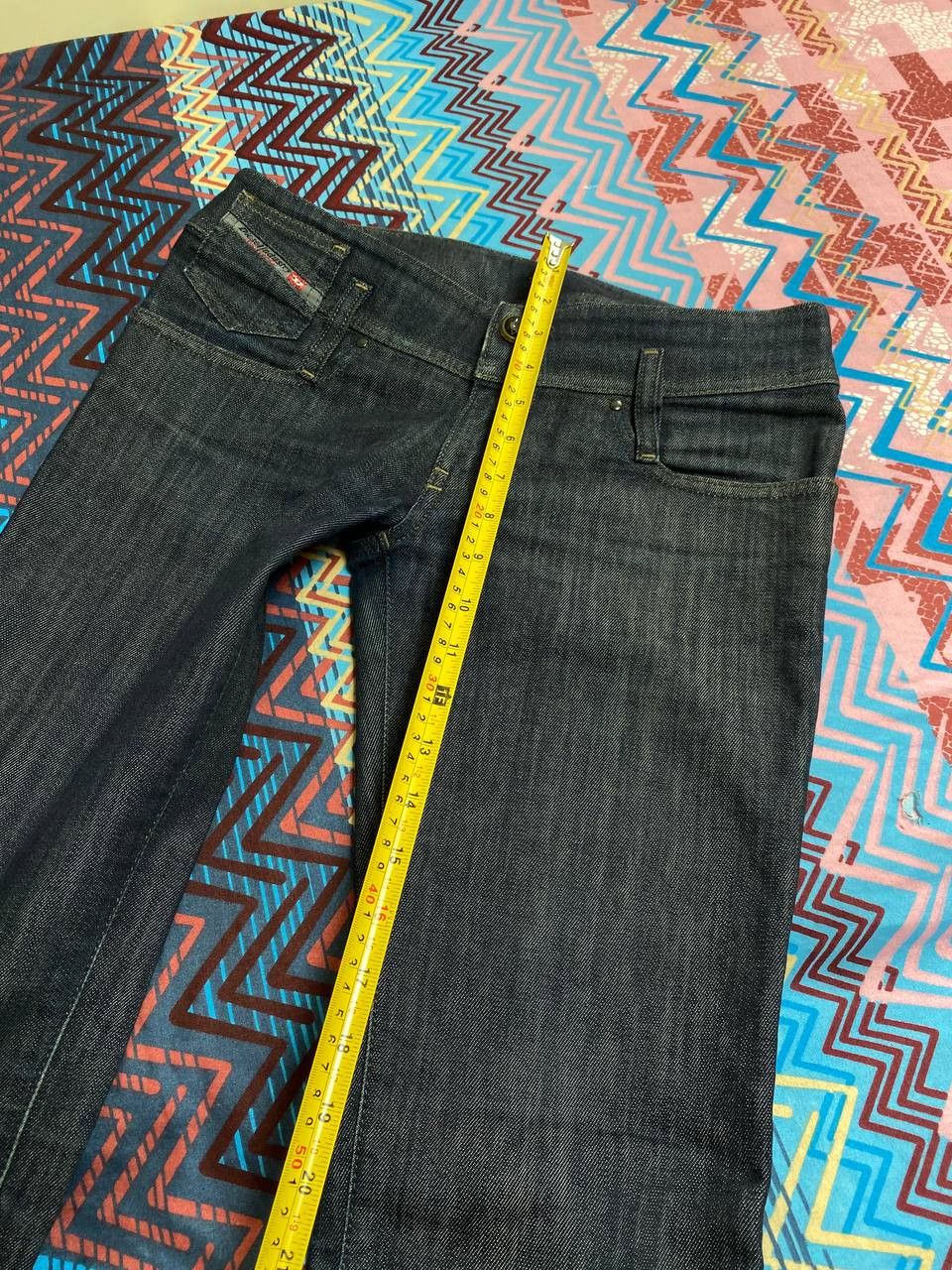 Diesel × Vintage Diesel Vintage Y2K Washed Dirty Low Rise Baggy Jeans Size 26" / US 2 / IT 38 - 12 Thumbnail