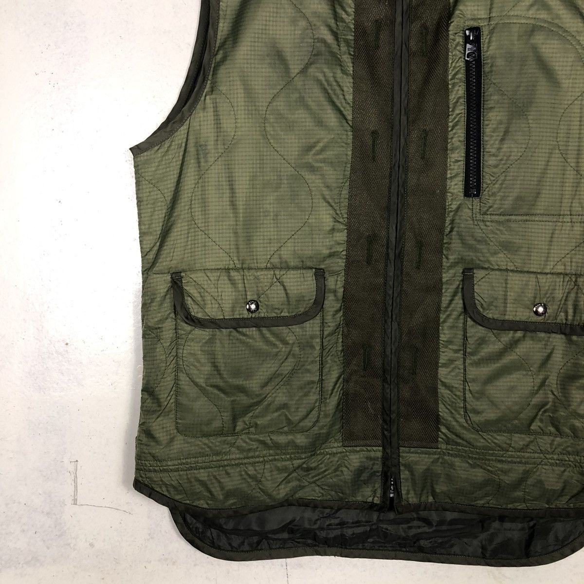 Edwin 📌VINTAGE LIGHT PUFFER VEST BIKER JACKET EDWIN Size US M / EU 48-50 / 2 - 6 Thumbnail