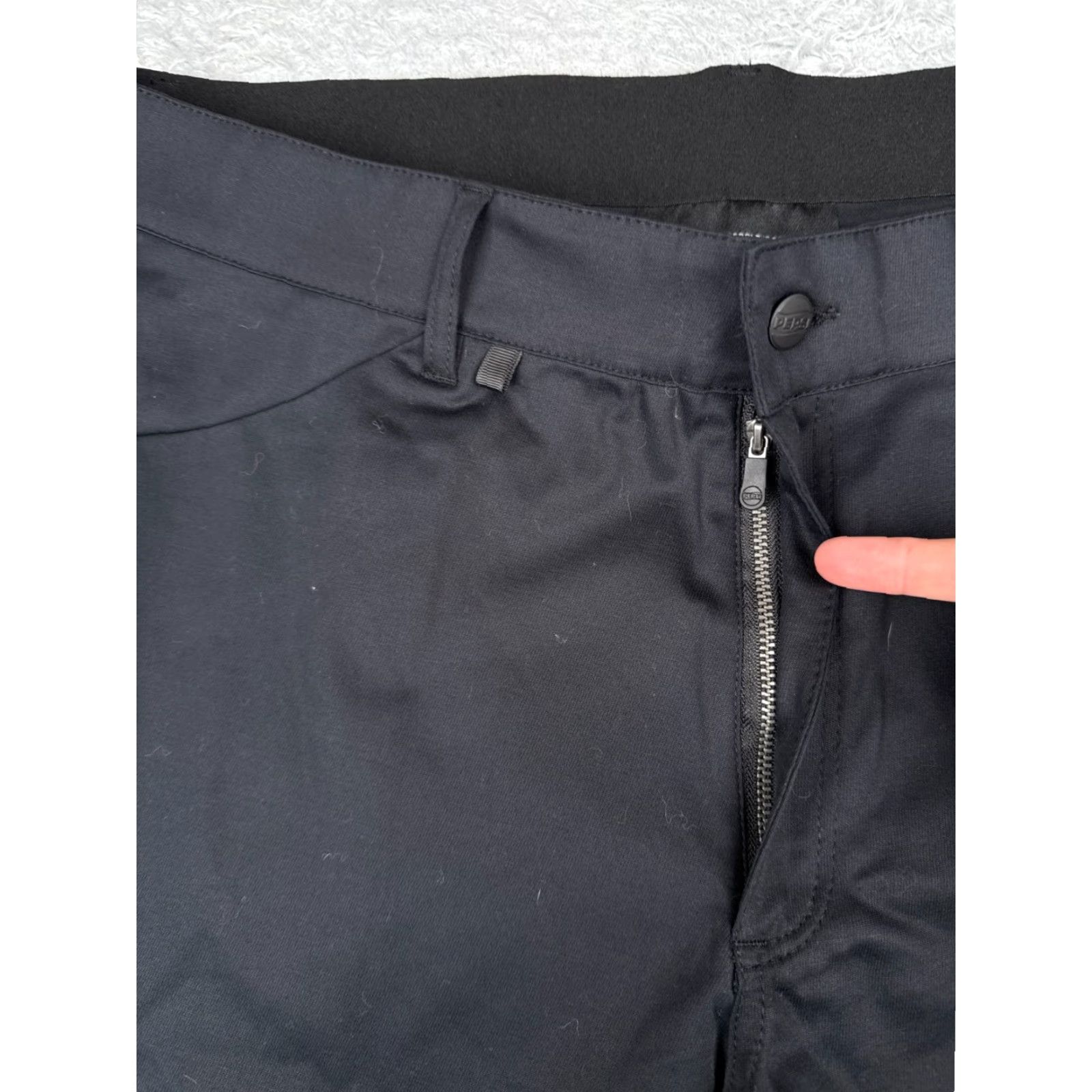 Vintage Pepsi PM-SHORT Workwear Shorts Adult 38 Men Black Cotton 10 Ins Blue Stripe Size US 38 / EU 54 - 6 Thumbnail