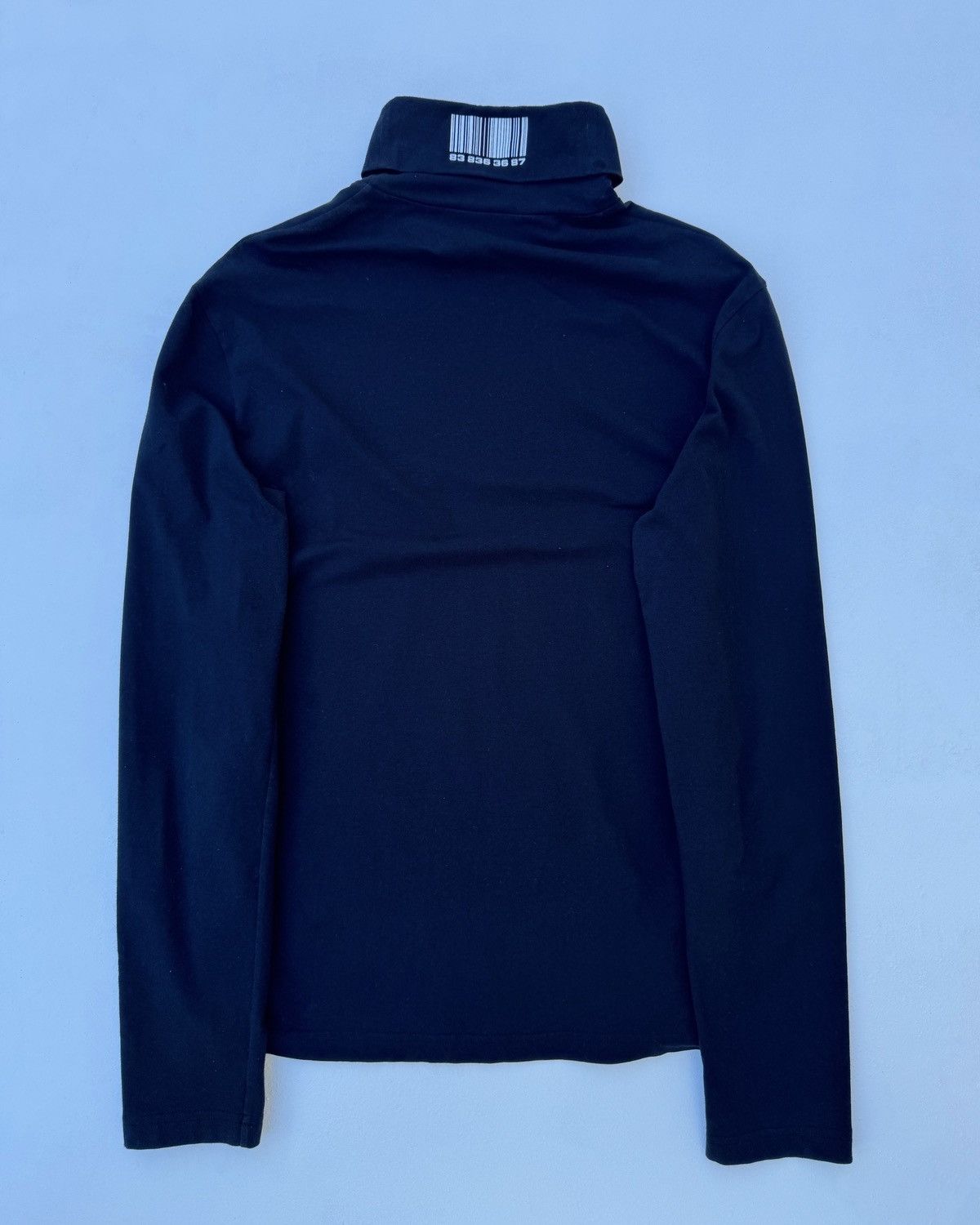 Vetements VTMNTS Barcode Turtleneck Tee-shirt Size US M / EU 48-50 / 2 - 4 Thumbnail