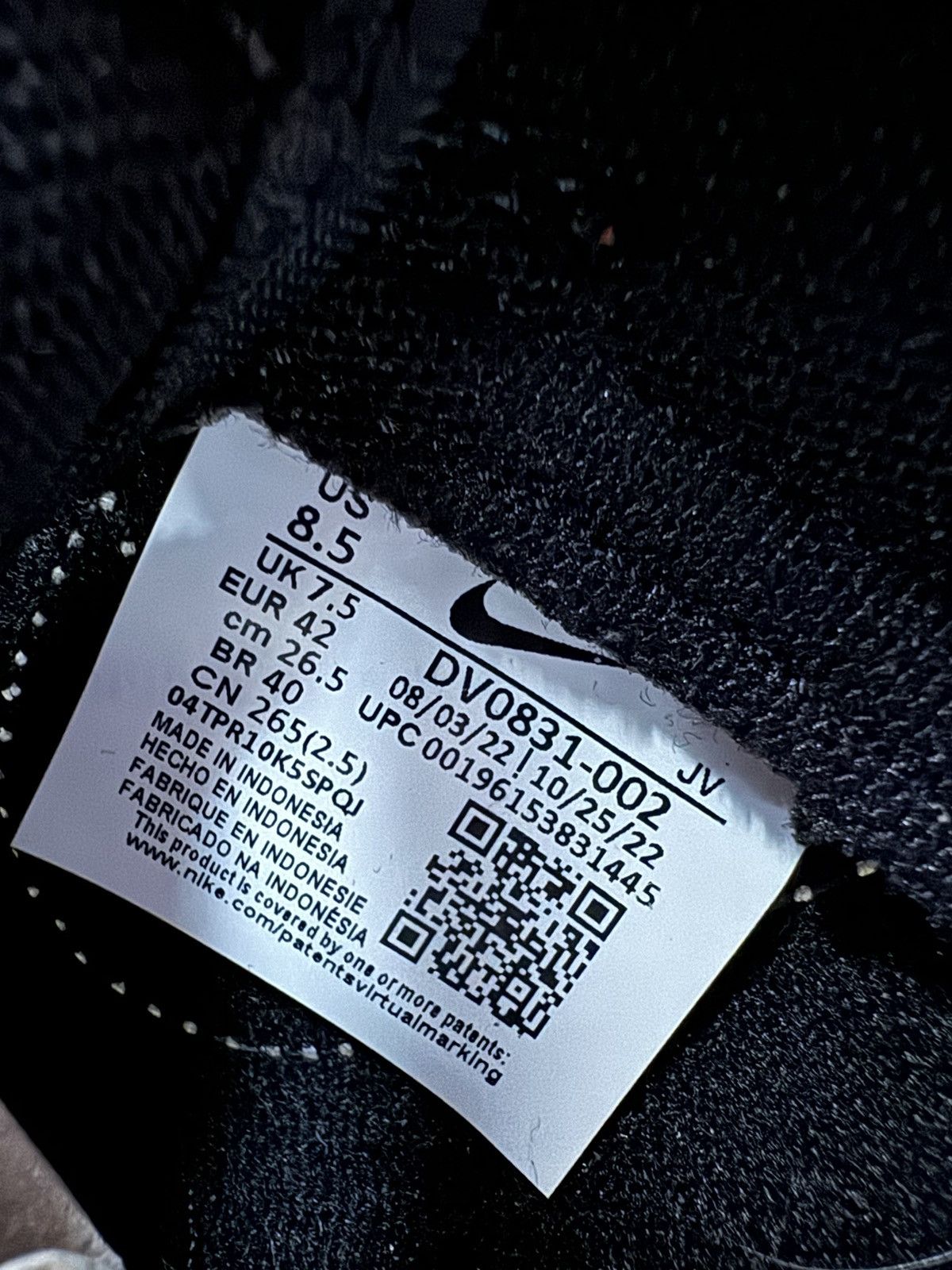 Nike × Off-White Nike x Off-White Dunk Low Lot 50 Sneaker Size US 8.5 / EU 41-42 - 13 Thumbnail