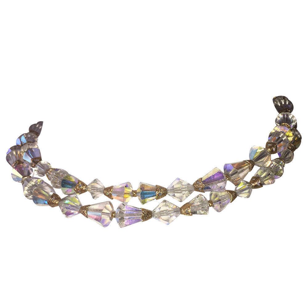 Designer Long Faceted Austrian Crystal Bead Necklace Size ONE SIZE - 1 Thumbnail