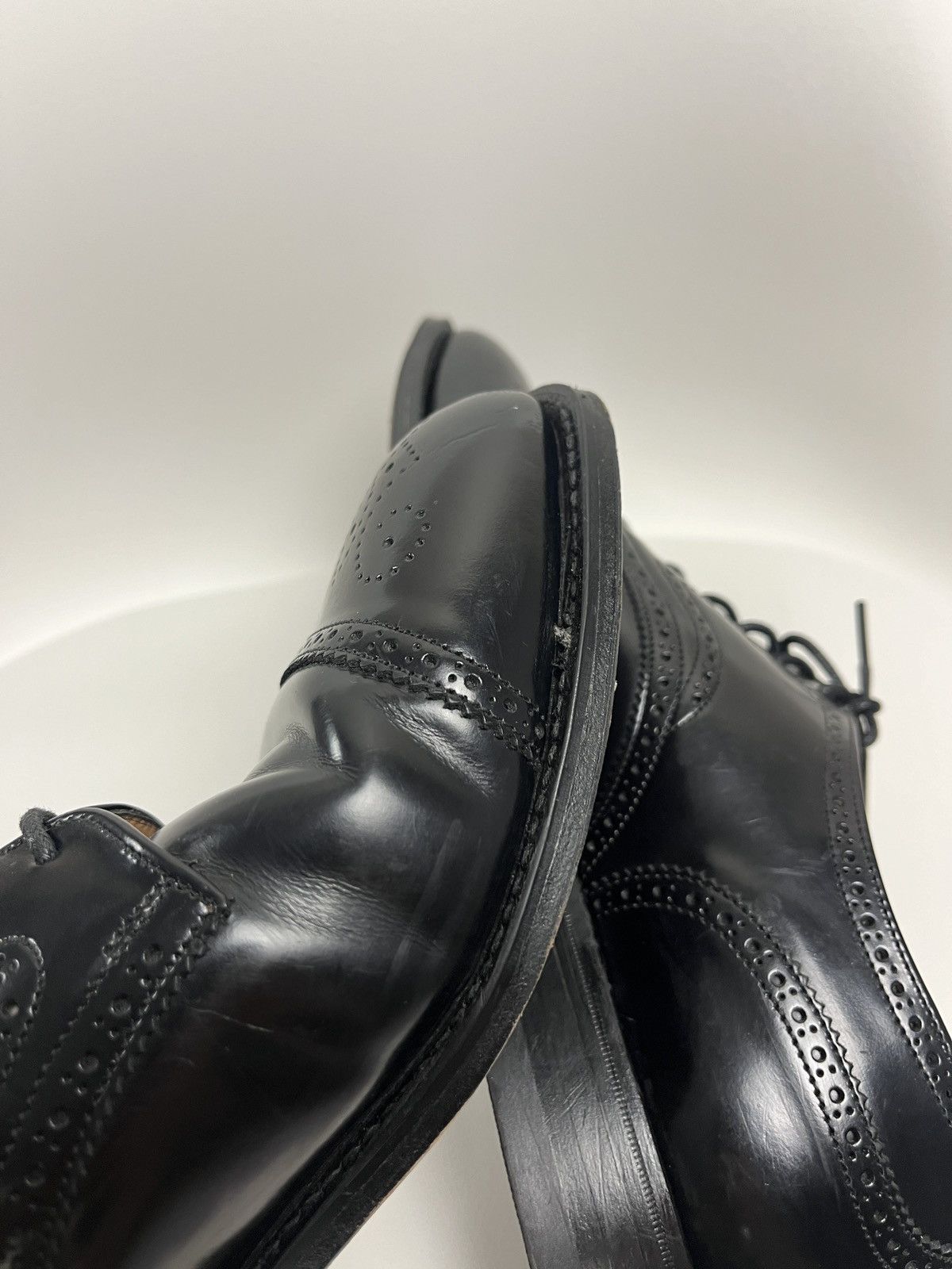 Cheaney Vintage Joseph Cheaney Oxford Brogue Shoes Calf Leather UK 9 Size US 9 / EU 42 - 14 Thumbnail