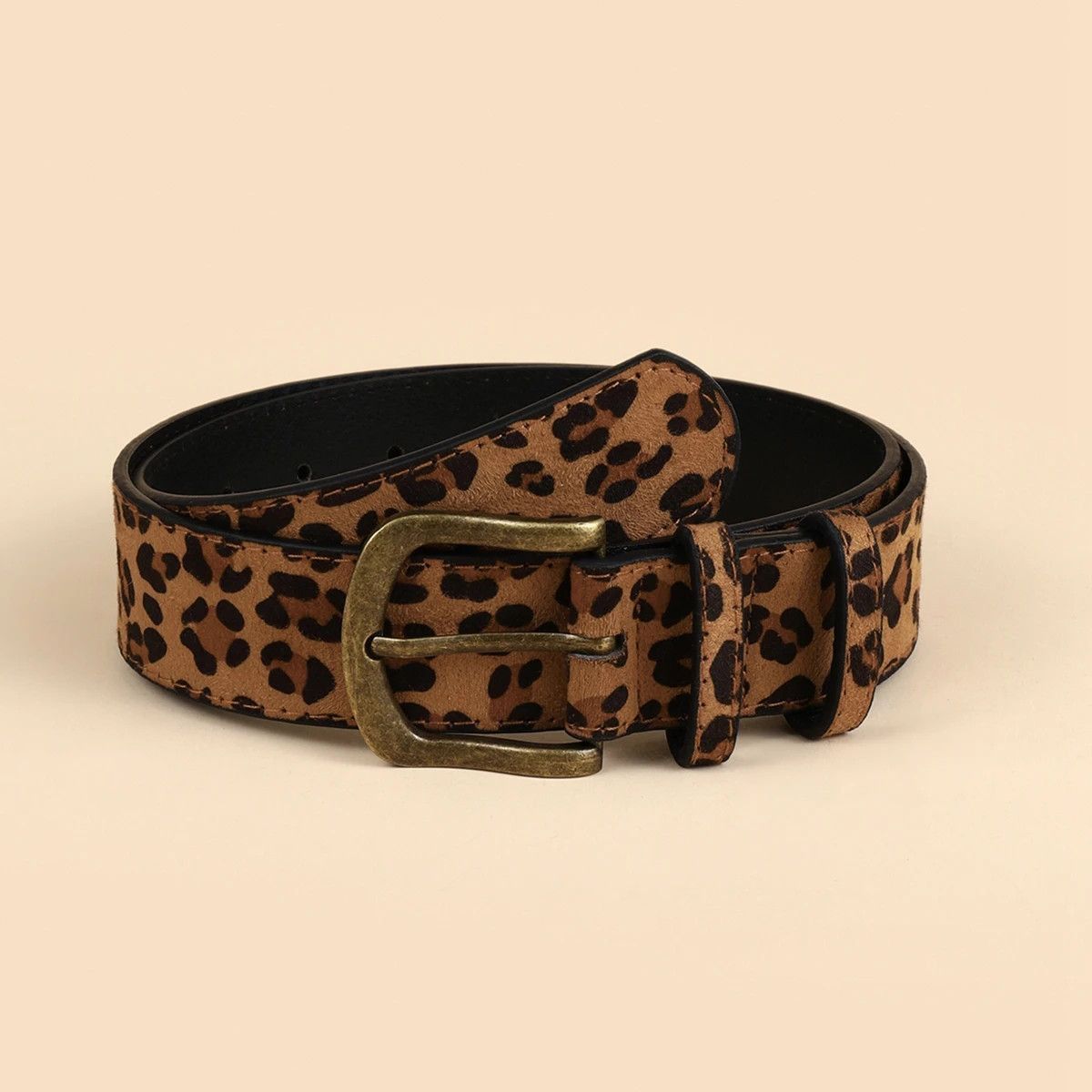 Other 2000s leopard cheetah print belt Size 32 - 4 Thumbnail