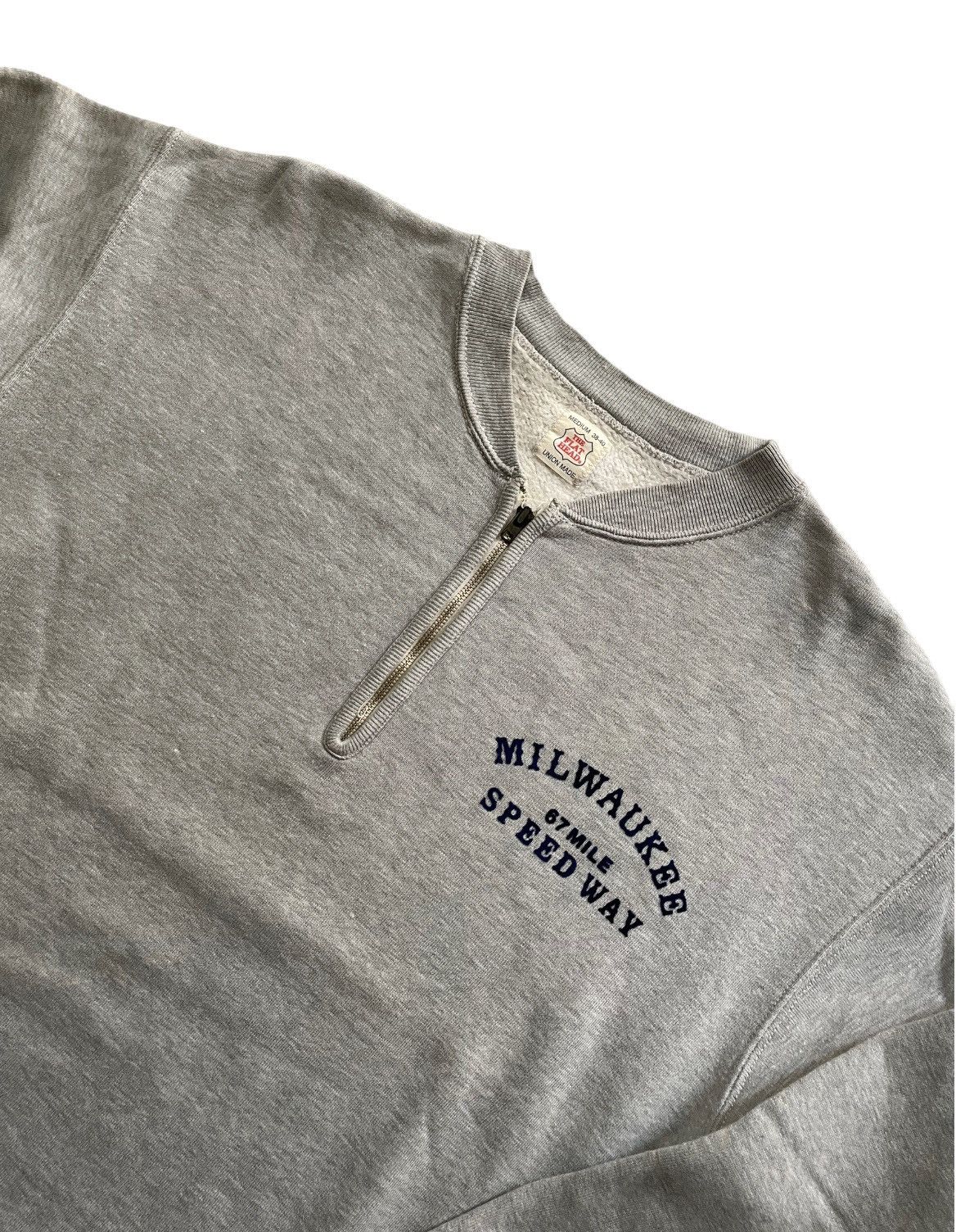 Japanese Brand × The Flat Head The Flat Head Sweatshirt Sportswear Half Zip Afterhood Size US M / EU 48-50 / 2 - 3 Thumbnail