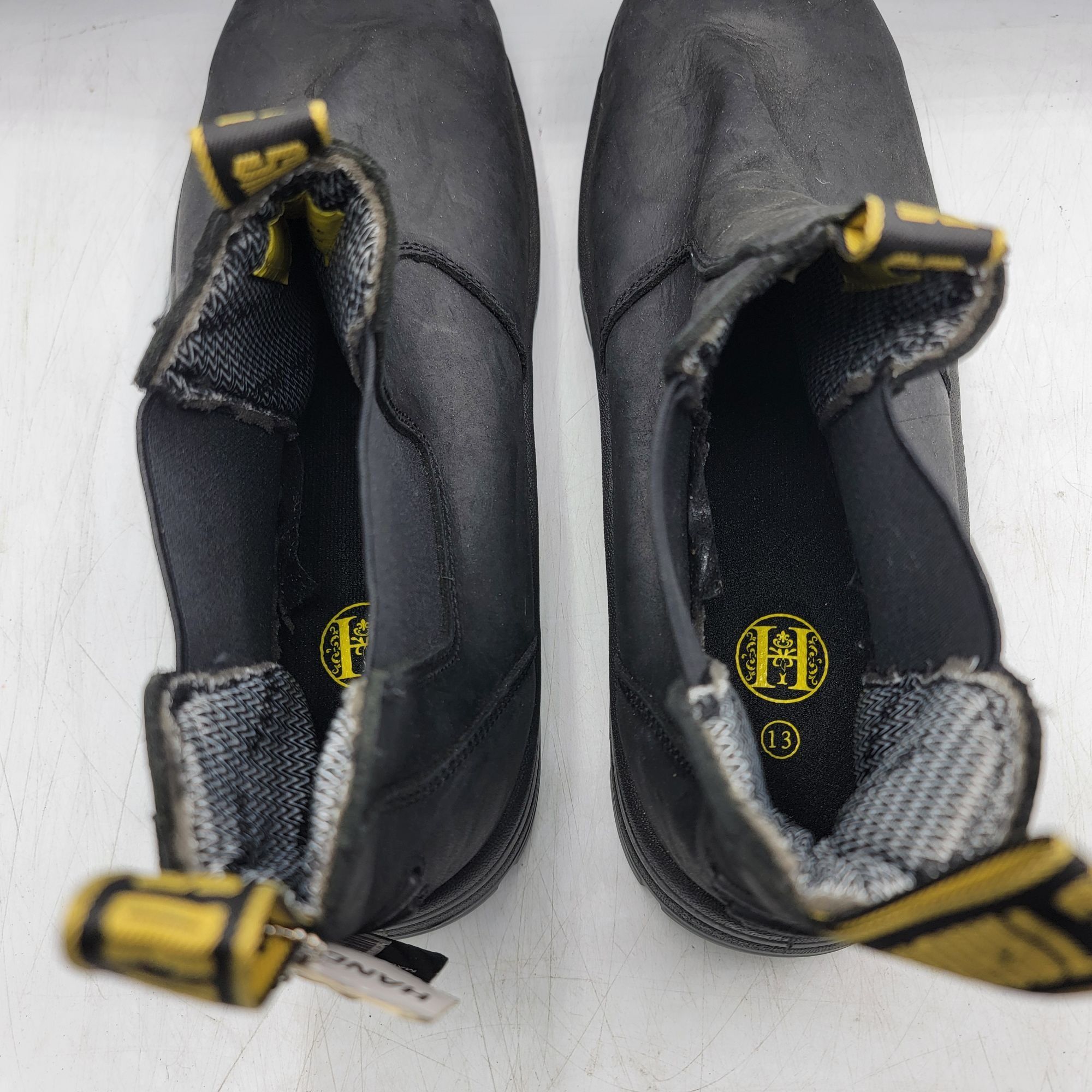 Other Handmen Mens 13 Black Work Boots Waterproof Outdoors Heavy D Size US 13 / EU 46 - 5 Thumbnail