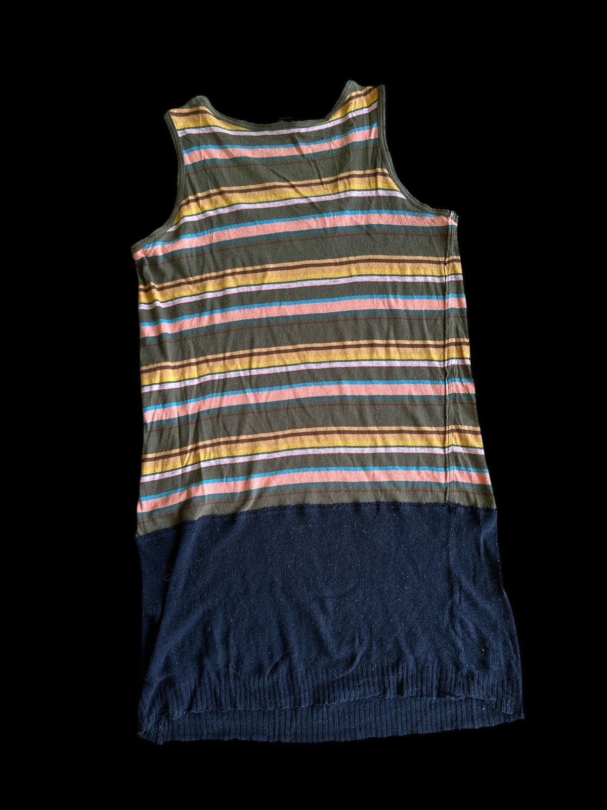 Yohji Yamamoto Yohjie Yamamoto SleeveLess Stripe Tee 💥 Size US M / EU 48-50 / 2 - 2 Thumbnail