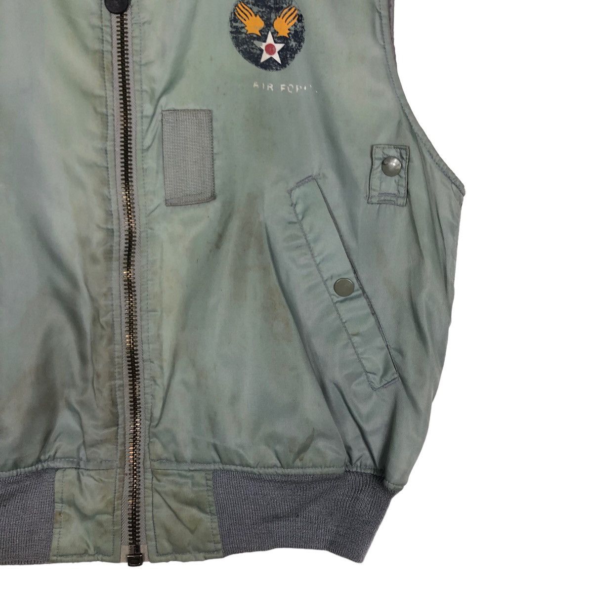 Other 🔥Vintage Fly Bomber Vest Jacket USN Military Biker Size US M / EU 48-50 / 2 - 5 Thumbnail