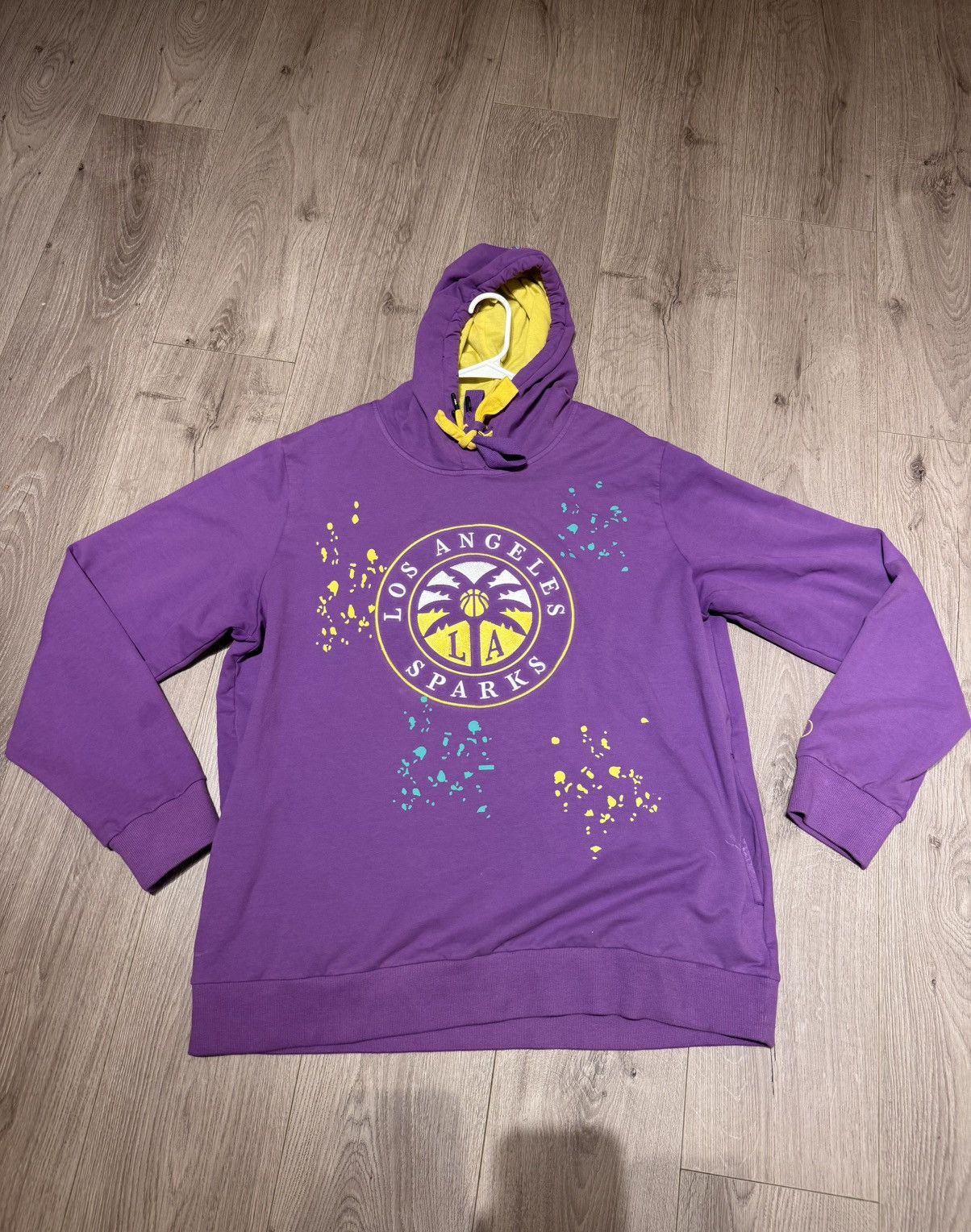 Vintage Vintage Hoodie Sparks Los Angeles Size US XXL / EU 58 / 5 - 1 Thumbnail