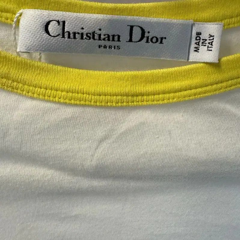 Dior Dior White Cotton T. Size S / US 4 / IT 40 - 4 Thumbnail