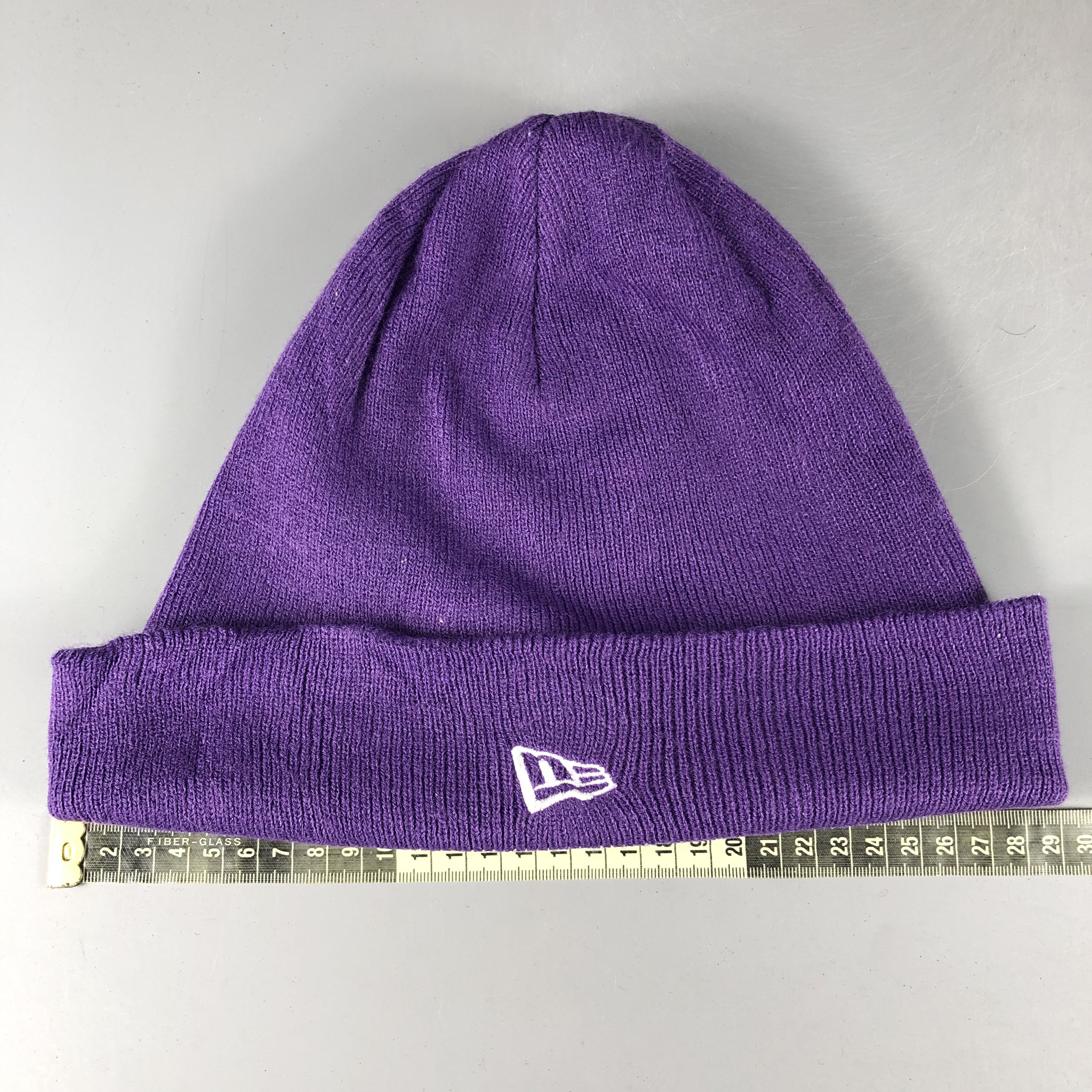 New Era × Vintage New Era Purple Plain Beanie Snow Hat Snow Cap -D847 Size ONE SIZE - 3 Thumbnail