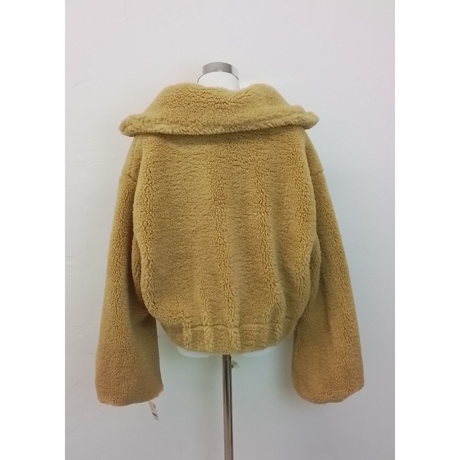 Free People Free People Sherpa Jacket Women's S Tan Brown Cropped NWT Size S / US 4 / IT 40 - 3 Thumbnail