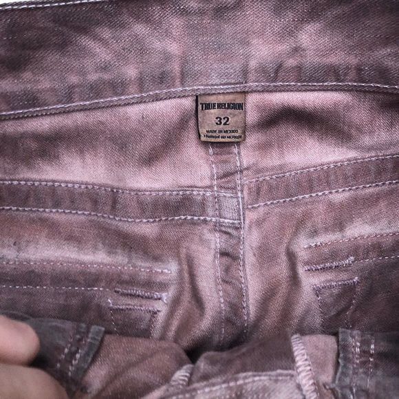 Vintage True Religion Jeans Size 32 RICKY Color Coated