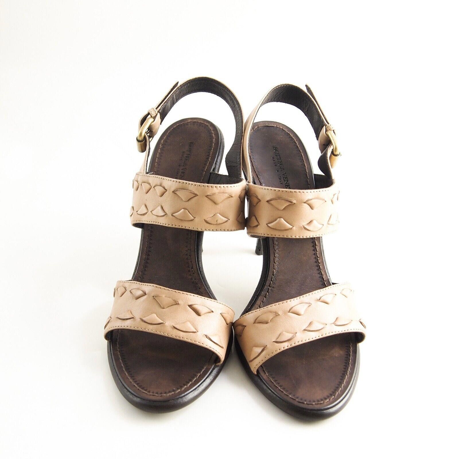 Bottega Veneta Bottega Veneta Strappy Sandals Beige Leather US 9 EU 39 Size US 9 / IT 39 - 3 Thumbnail