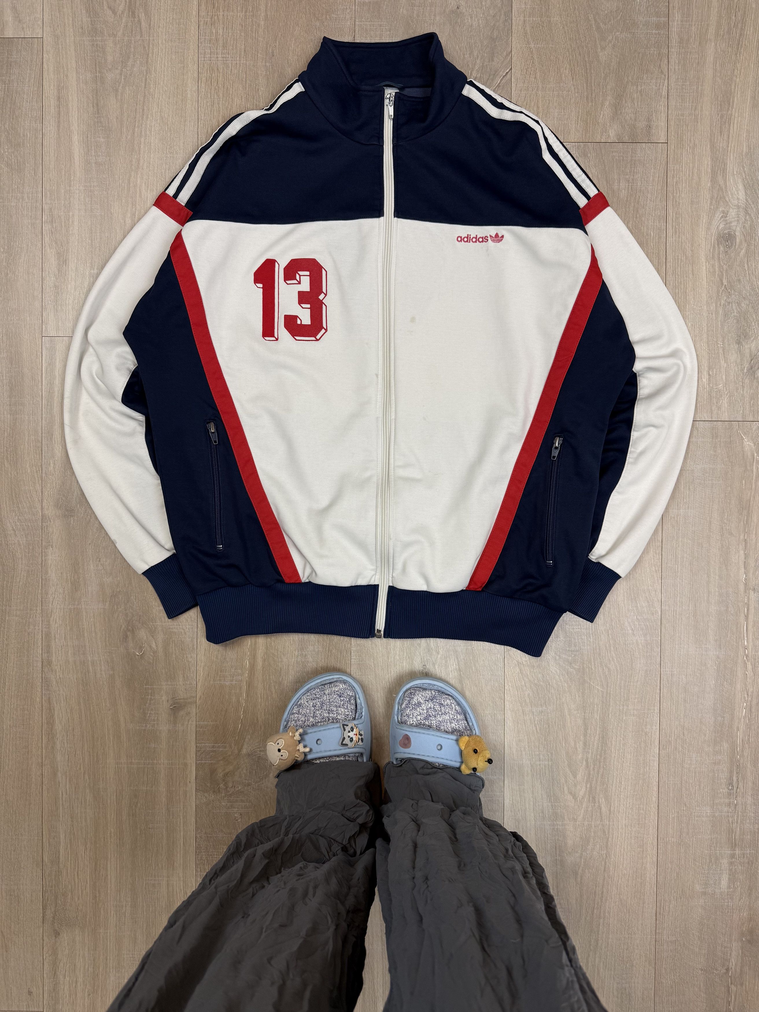 Adidas Vintage 90s Adidas Ford Performance Racing Jacket Featuring Size US L / EU 52-54 / 3 - 1 Thumbnail