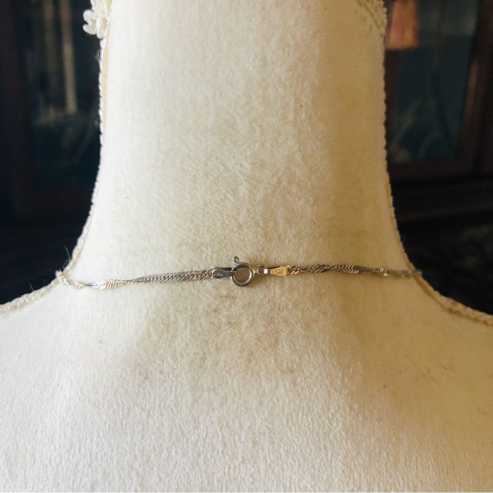 Vintage Vintage Italy 925 sterling silver Singapore chain necklace Size ONE SIZE - 7 Thumbnail