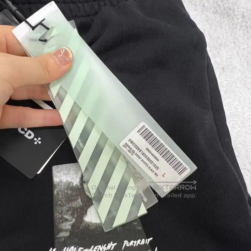 Off-White Off-White Black Cotton Men's Shorts . Size US 32 / EU 48 - 5 Thumbnail