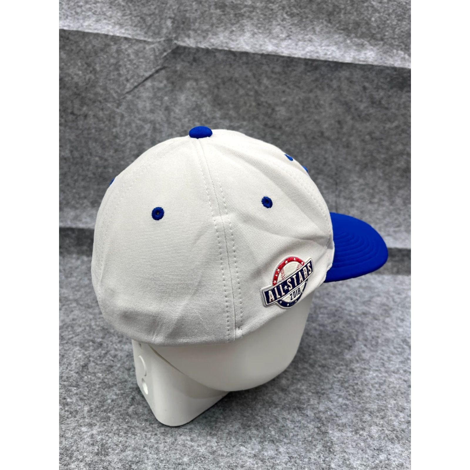 Vintage VINTAGE Nike Hat Cap Fitted Adult XL Blue White Polyester Blend Baseball Cap Mens Esports Outdoor Overwatch 90s Size ONE SIZE - 7 Thumbnail