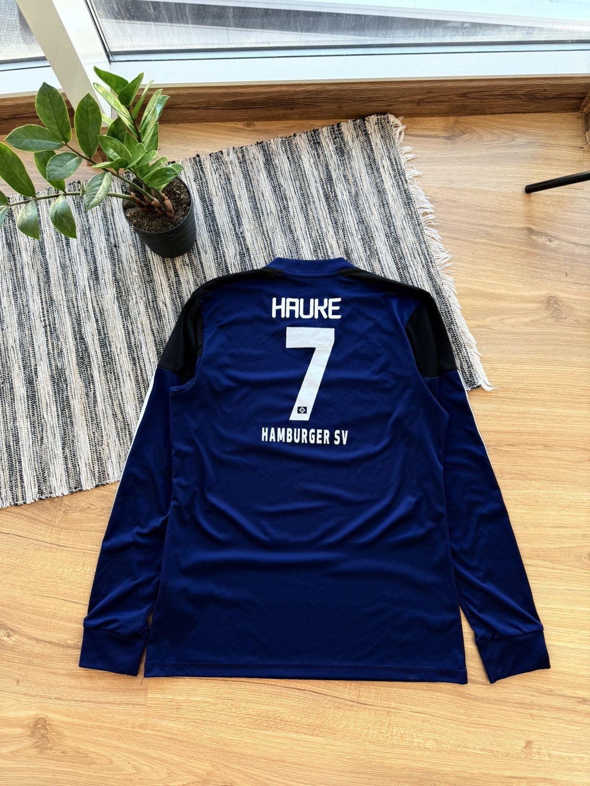 Adidas HAMBURG SV ADIDAS LONG SLEEVE SOOCER JERSEY #7 HAUKE Size US M / EU 48-50 / 2 - 7 Thumbnail