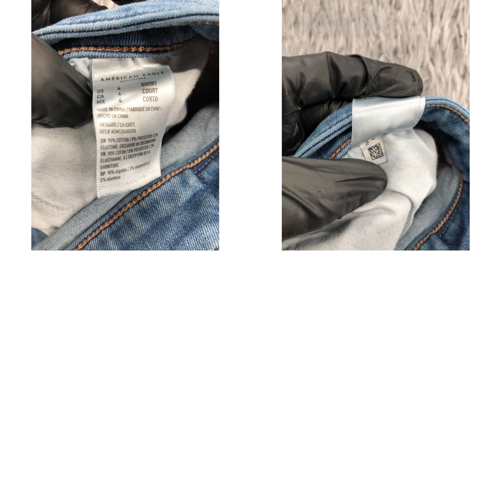American Eagle Outfitters American Eagle Outfitters Skinny Jeans Size 4 Short Womens Medium Wash Blue Flaw Size 27" / US 4 / IT 40 - 9 Thumbnail