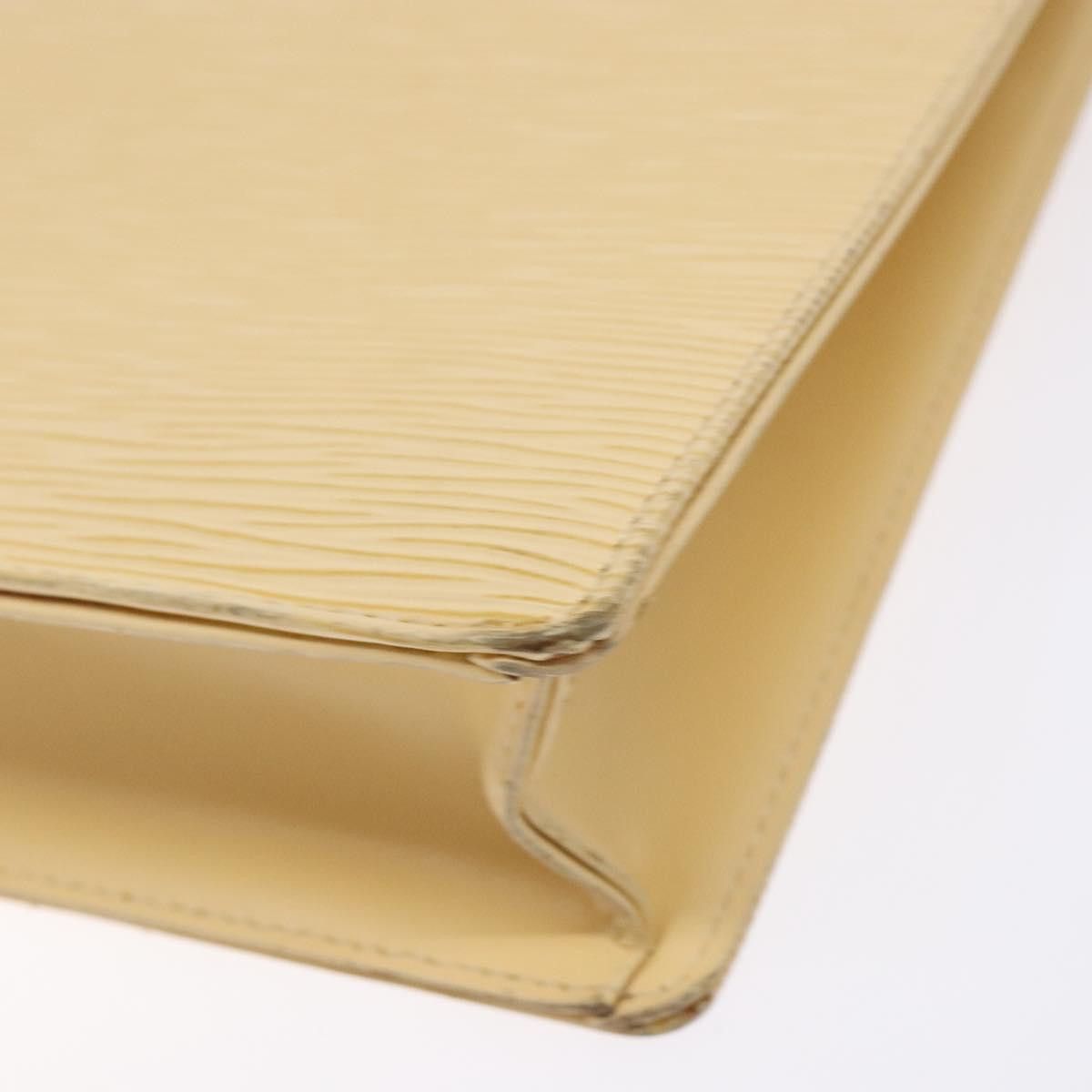 Louis Vuitton LOUIS VUITTON Epi Ramatuelle Shoulder Bag Cream Vanilla Size ONE SIZE - 16 Thumbnail