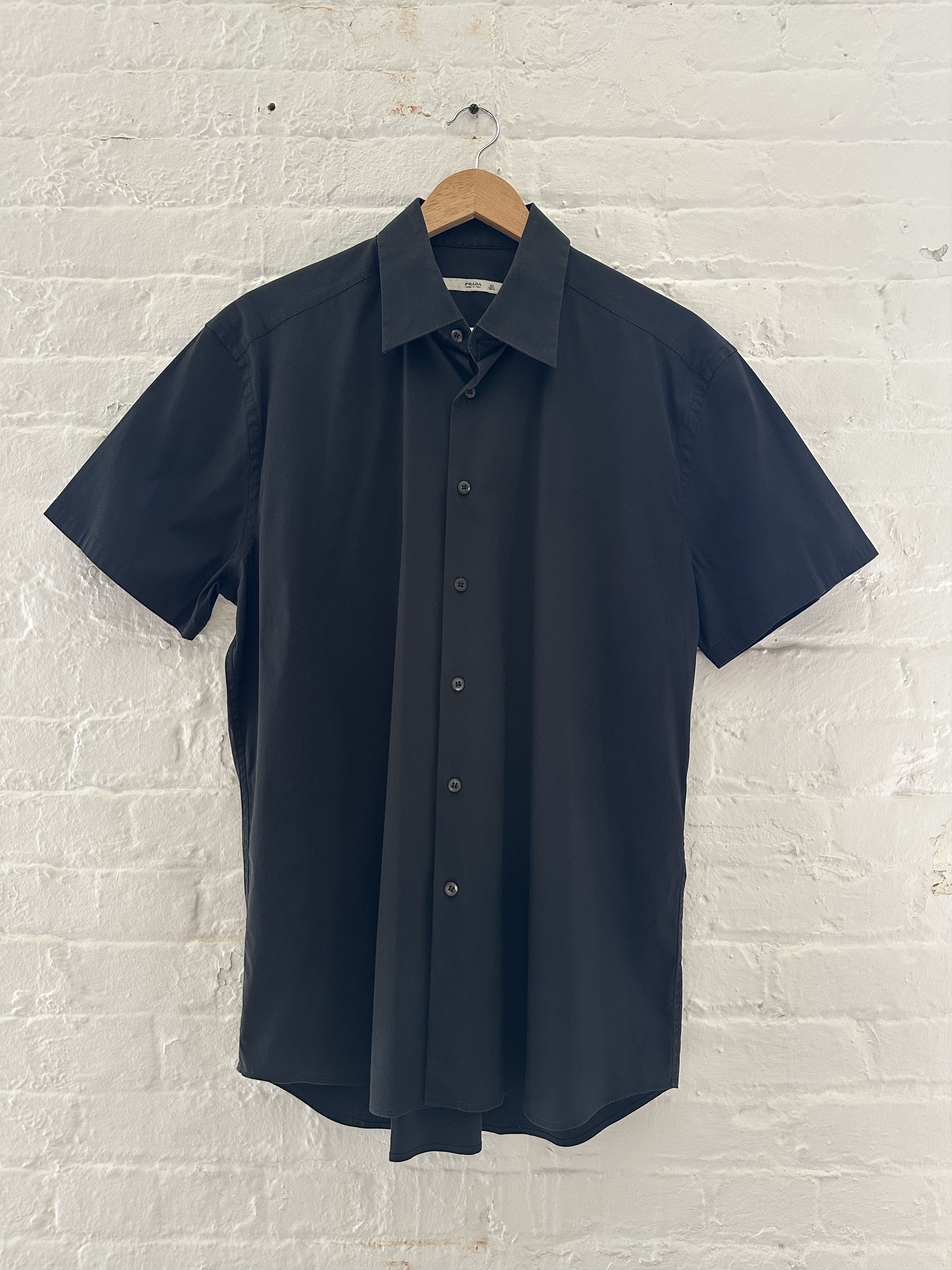 Prada Prada Short Sleeve Button Up Shirt Size US L / EU 52-54 / 3 - 1 Thumbnail