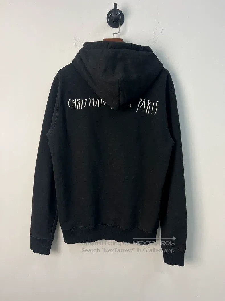 Dior Dior Black cursive letter hoodie Size US L / EU 52-54 / 3 - 2 Thumbnail