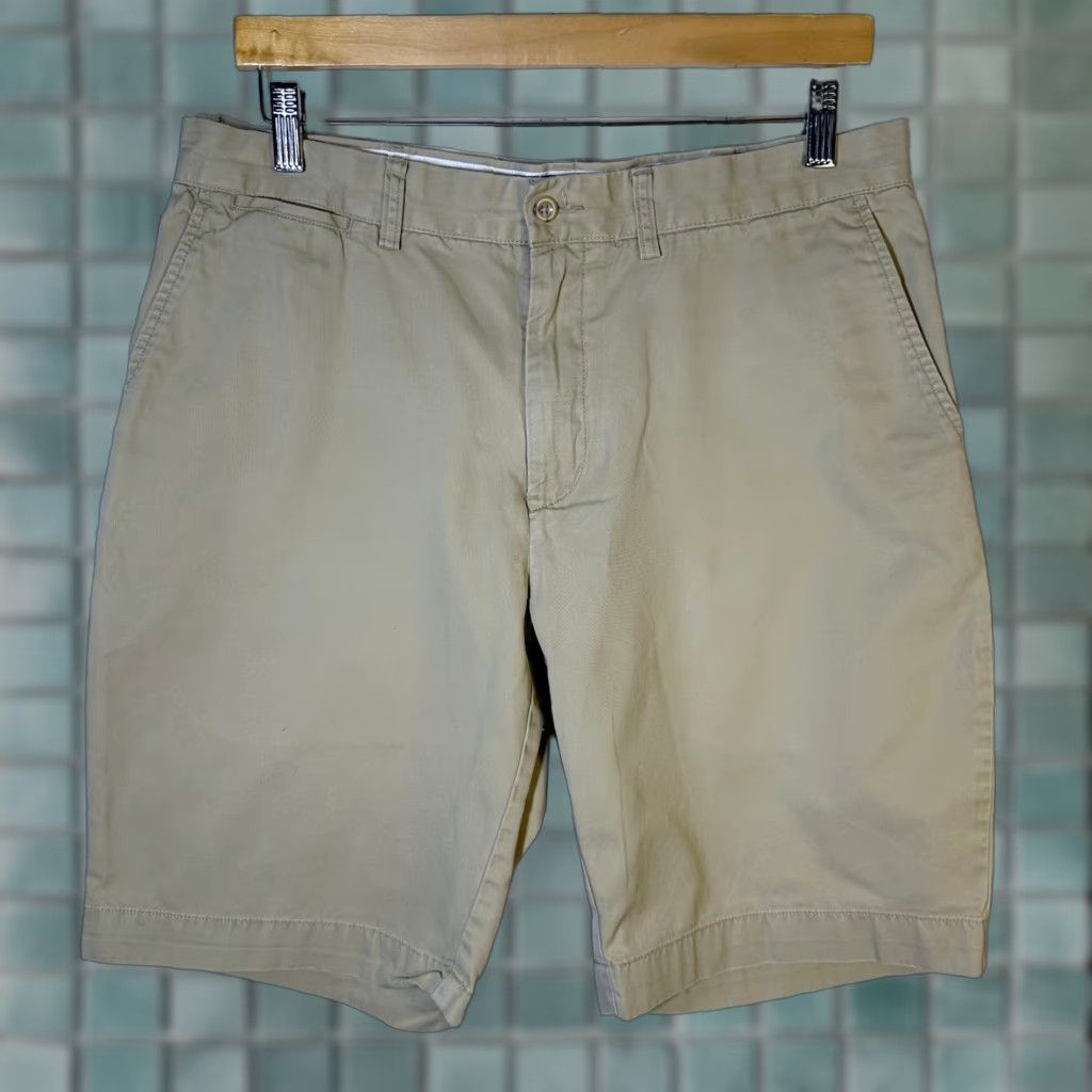 Polo Ralph Lauren Polo Ralph Lauren Mens Chino Shorts 34 Inseam 9 Cotton Twill Khaki Tan Beige 100% Regular Zip Front Embroidered Pony Logo Chino Casual Vintage No Size US S / EU 44-46 / 1 - 1 Thumbnail