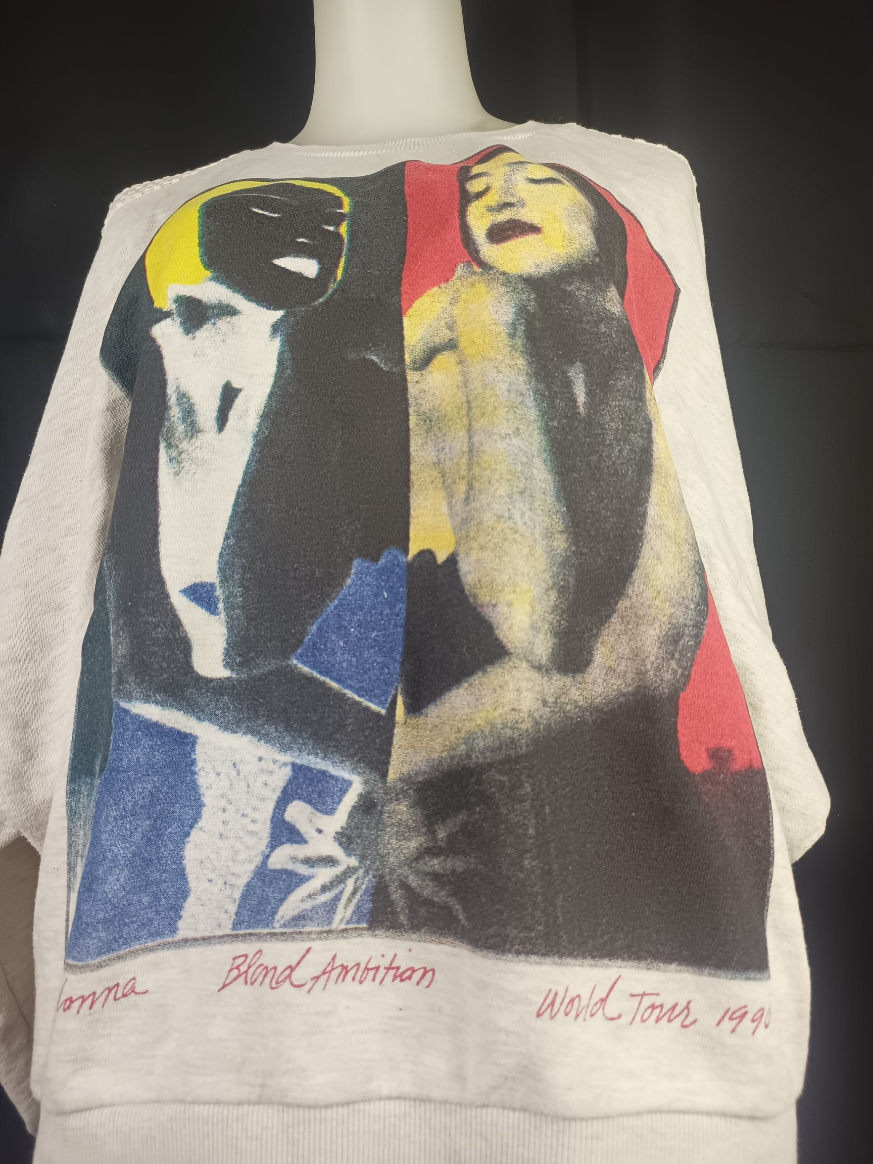 Band Tees × Japanese Brand × Vintage Vintage Madonna Blond Ambition 1990 Tour Promo Shirt Size XL / US 12-14 / IT 48-50 - 18 Thumbnail