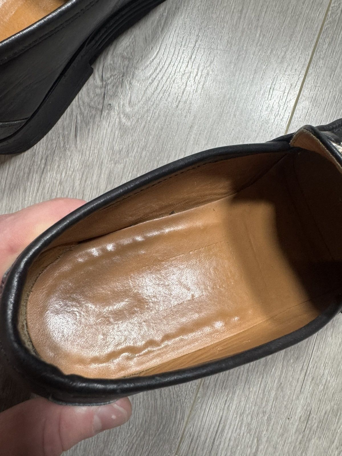 Salvatore Ferragamo × Vintage Vintage Salvatore Ferragamo Master Loafer Black Leather Size US 8 / EU 41 - 12 Thumbnail